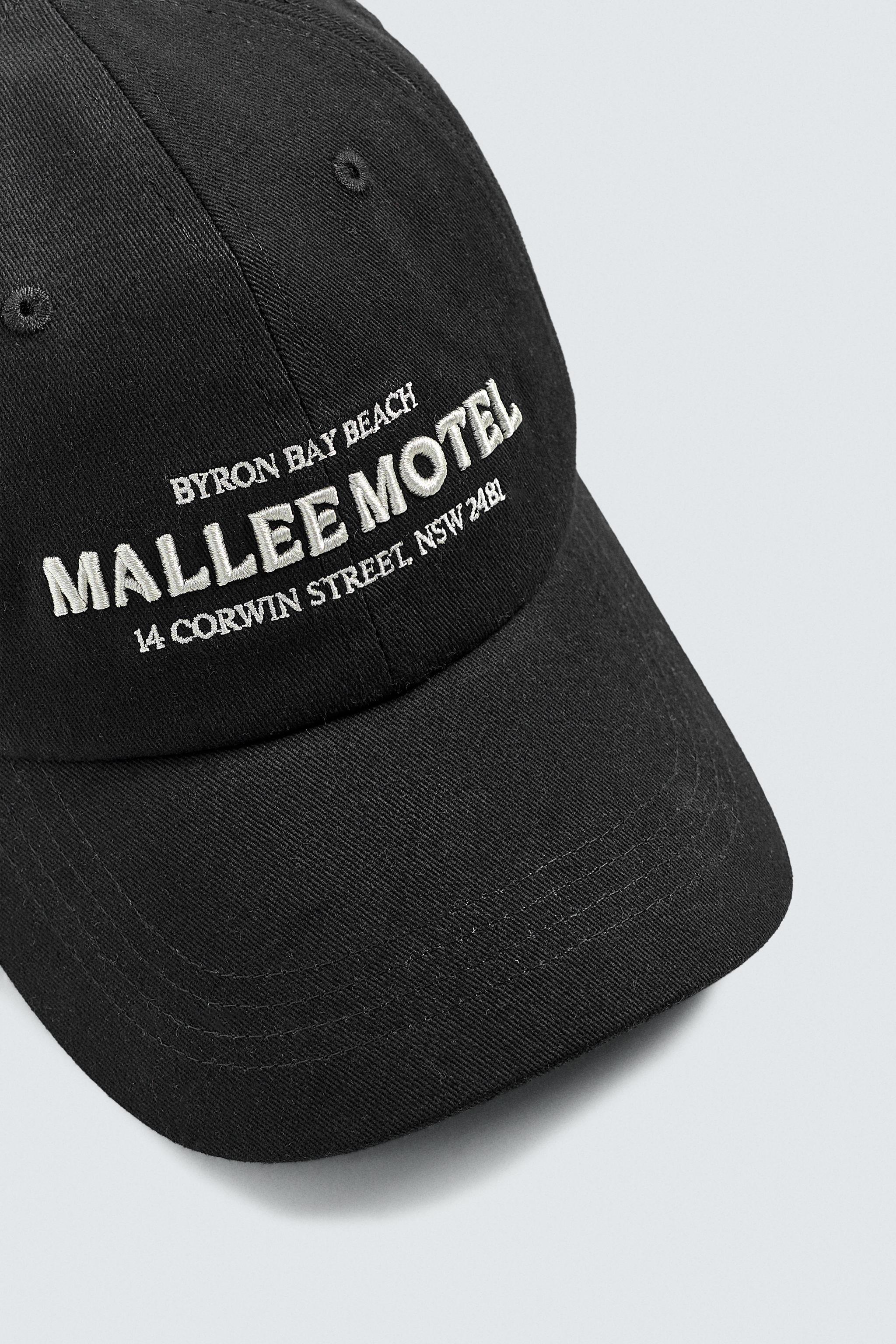 EMBROIDERED TEXT CAP