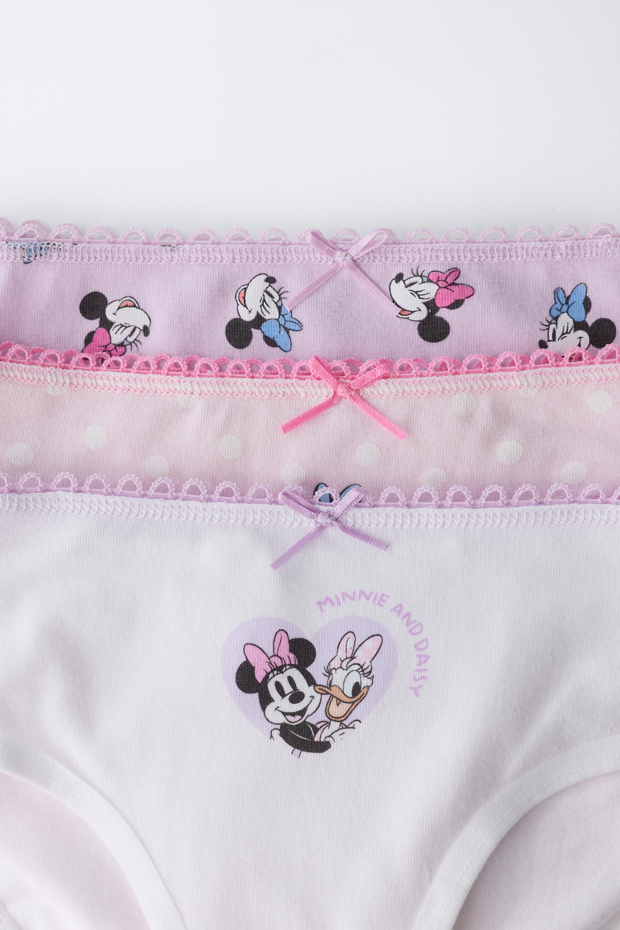 2-6 YEARS/ THREE-PACK OF MINNIE MOUSE & DAISY © DISNEY UNDERWEAR