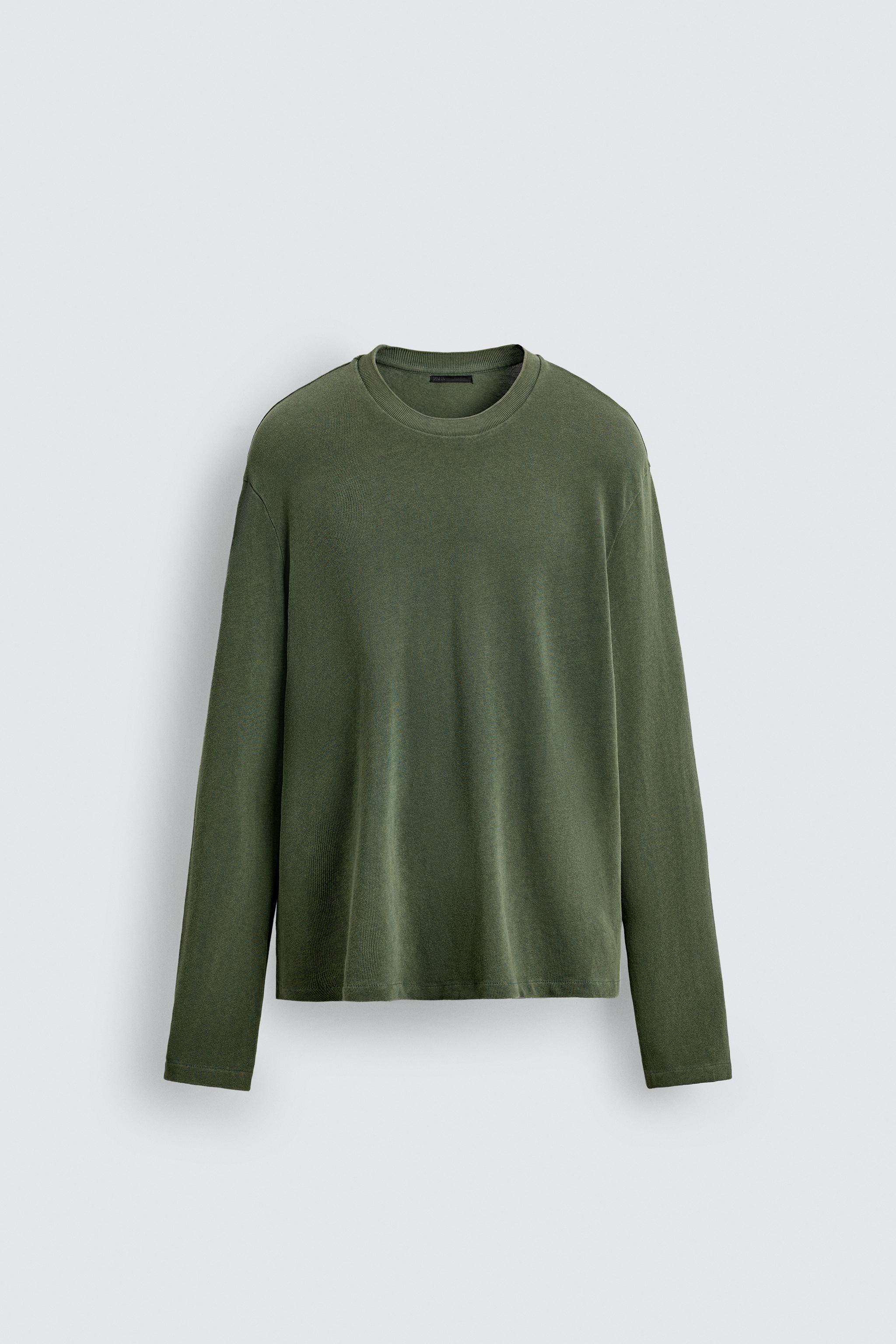 WASHED COTTON SWEATER