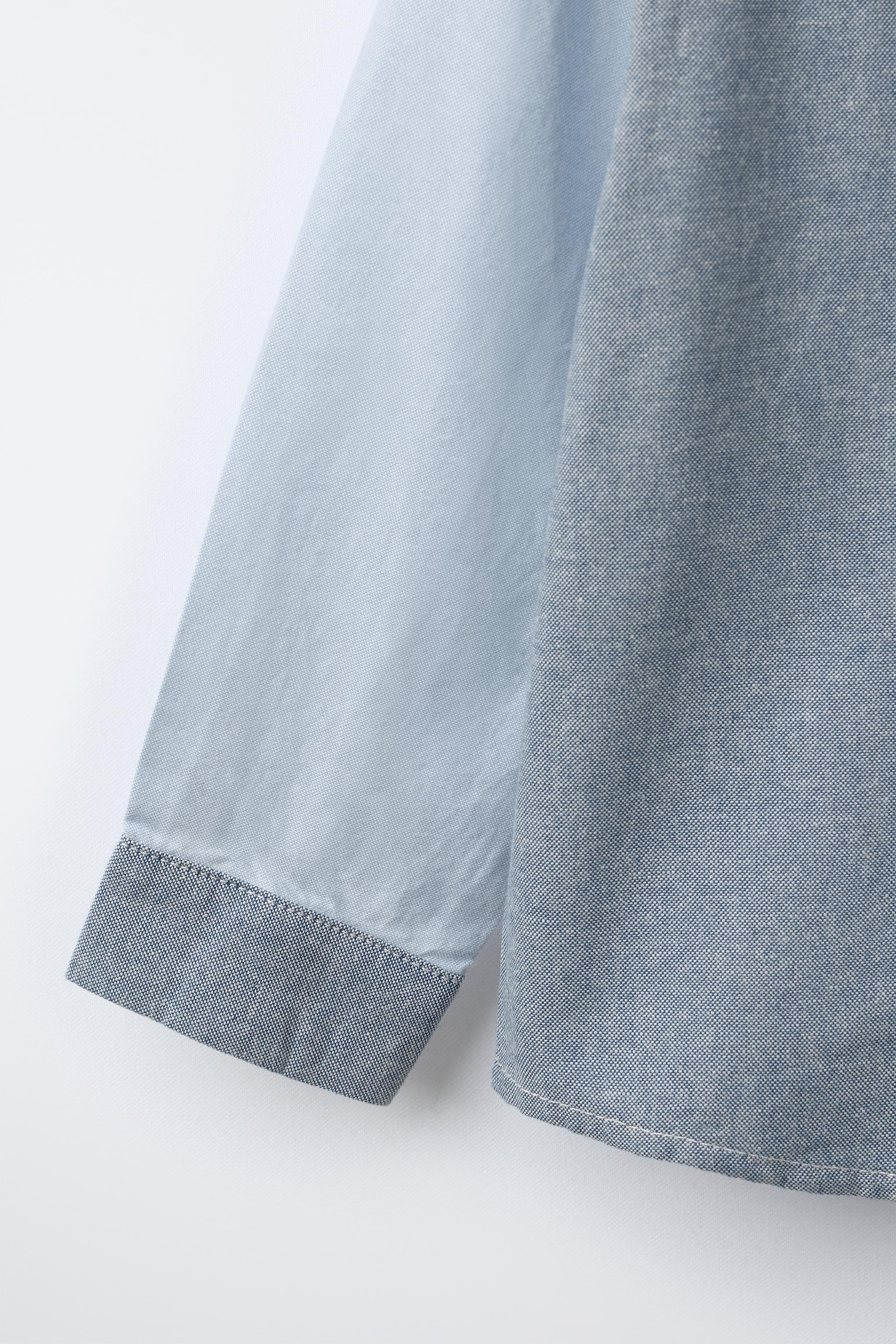 PATCHWORK OXFORD POCKET SHIRT