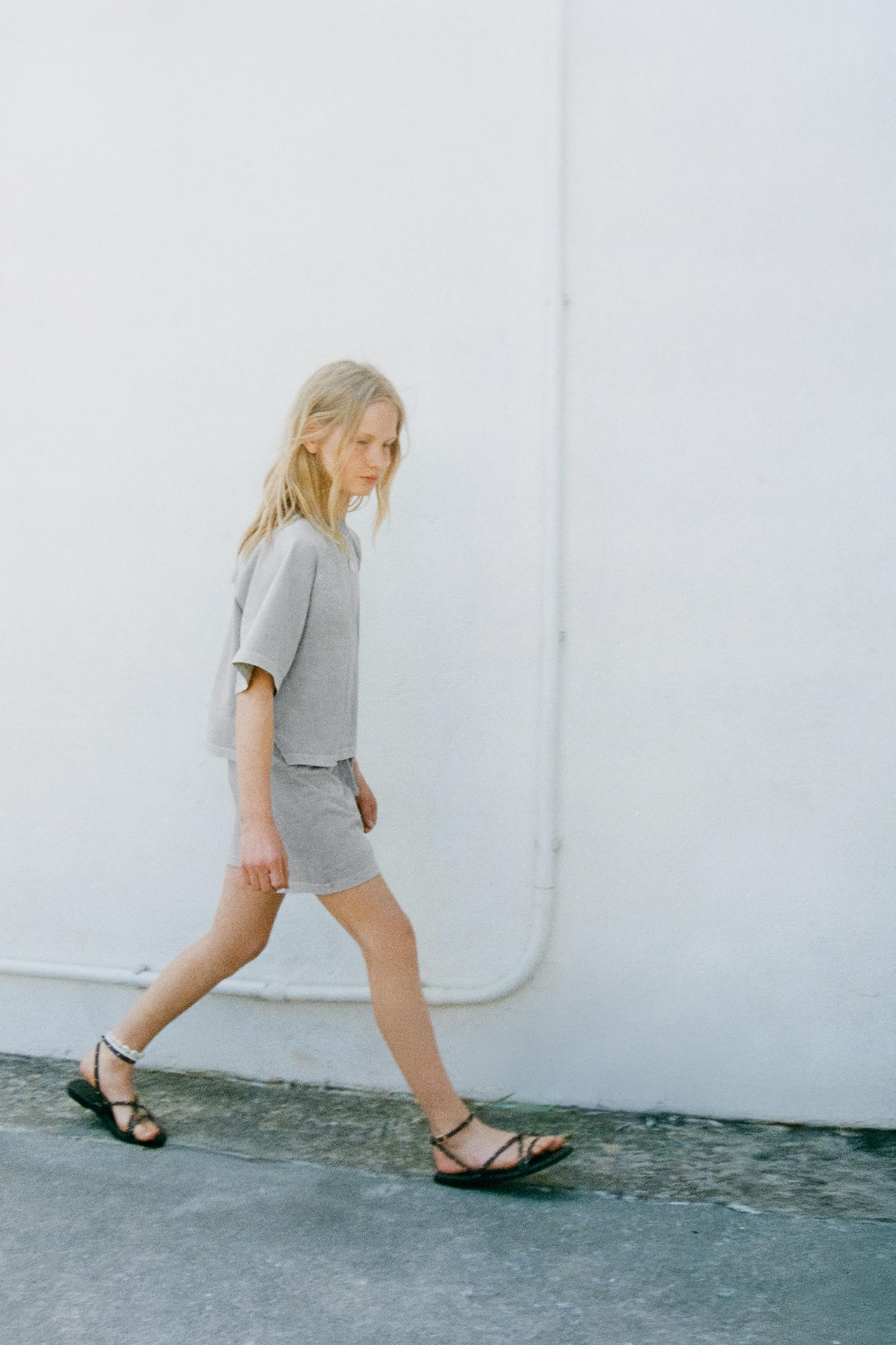 GARMENT DYE T-SHIRT AND BERMUDA SET