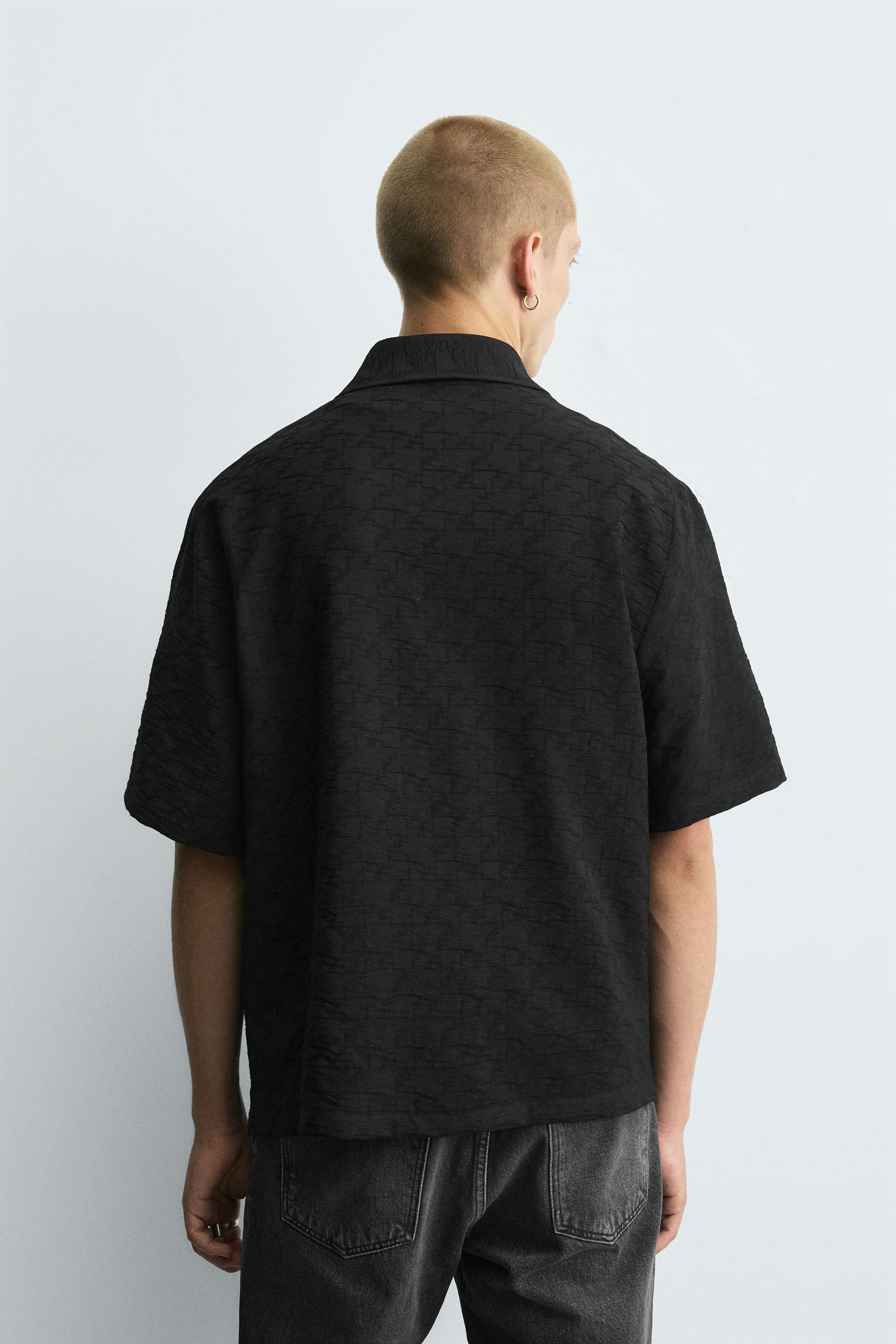 GEOMETRIC JACQUARD SHIRT