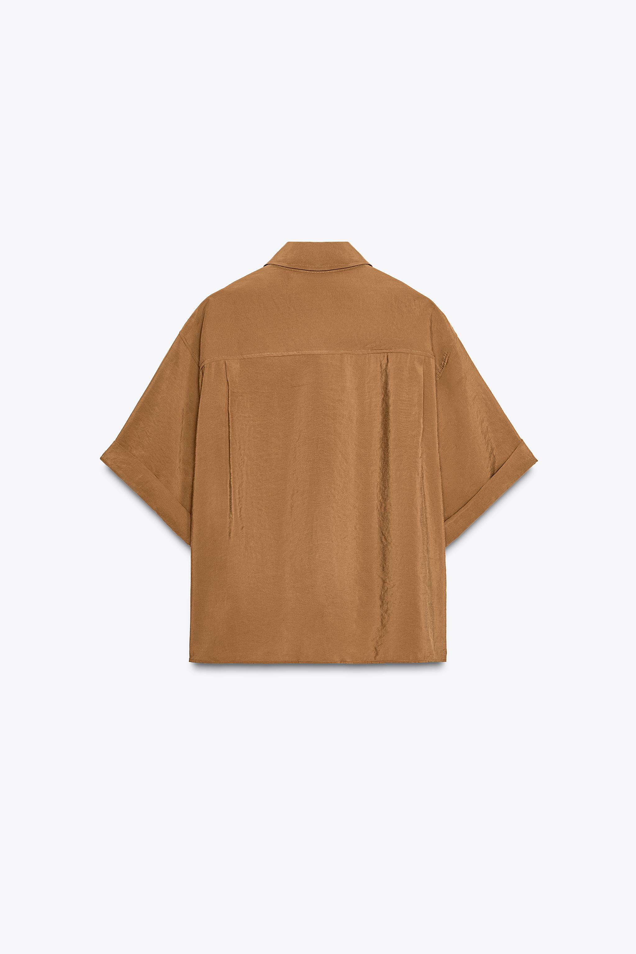 FLOWY SHORT SLEEVE SHIRT