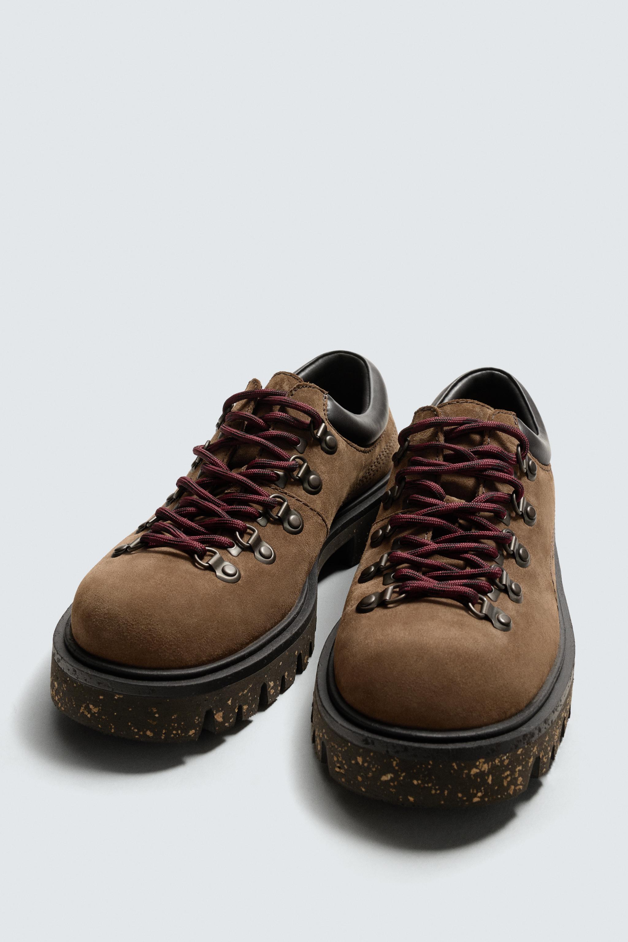 LEATHER TREKKING SHOES