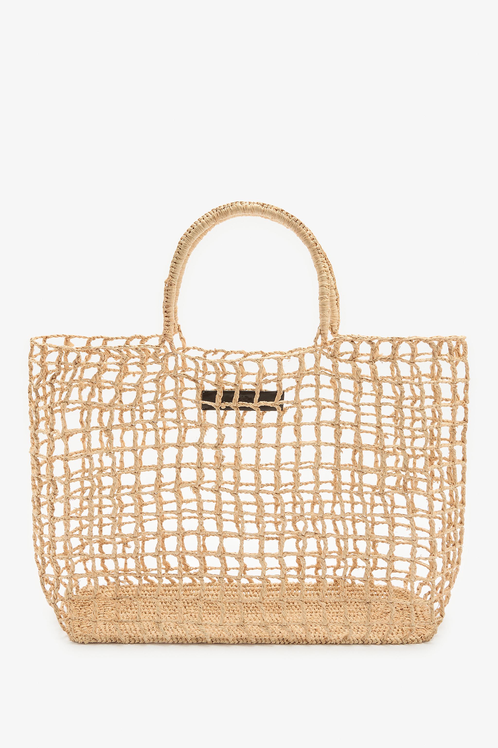 LIMITED EDITION RAFFIA MAXI SHOPPER