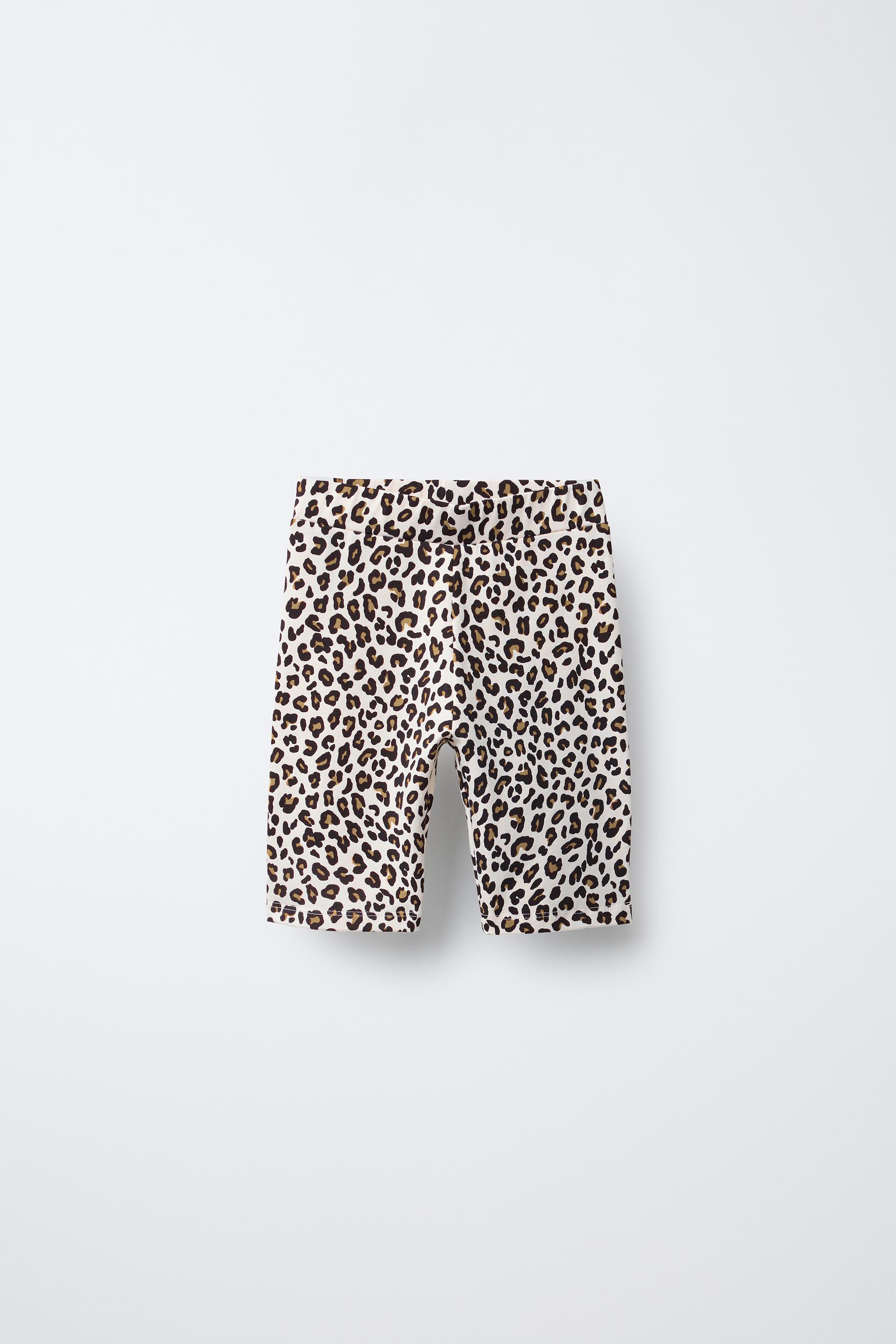 ANIMAL PRINT BIKER LEGGINGS
