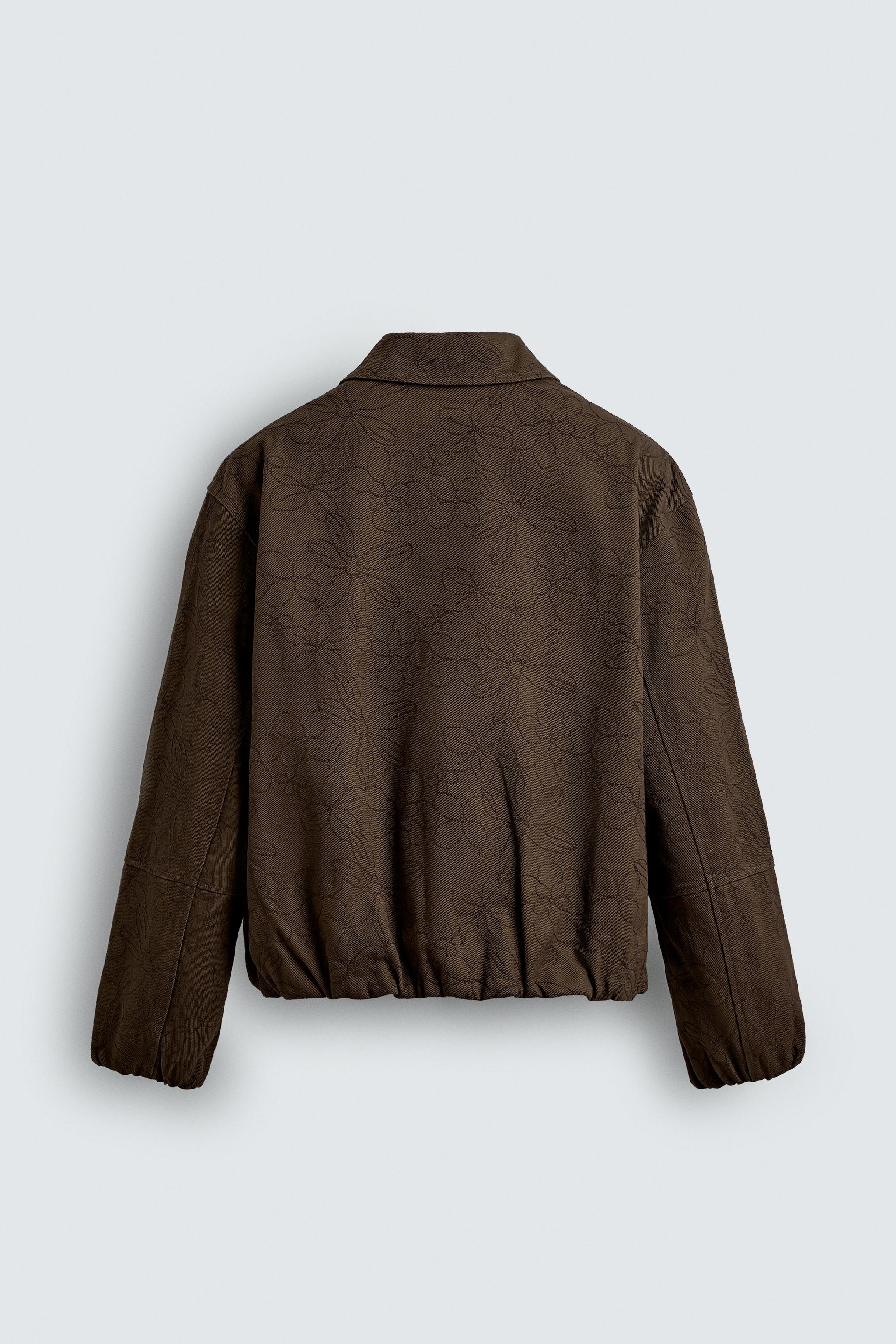 FLORAL JACQUARD JACKET