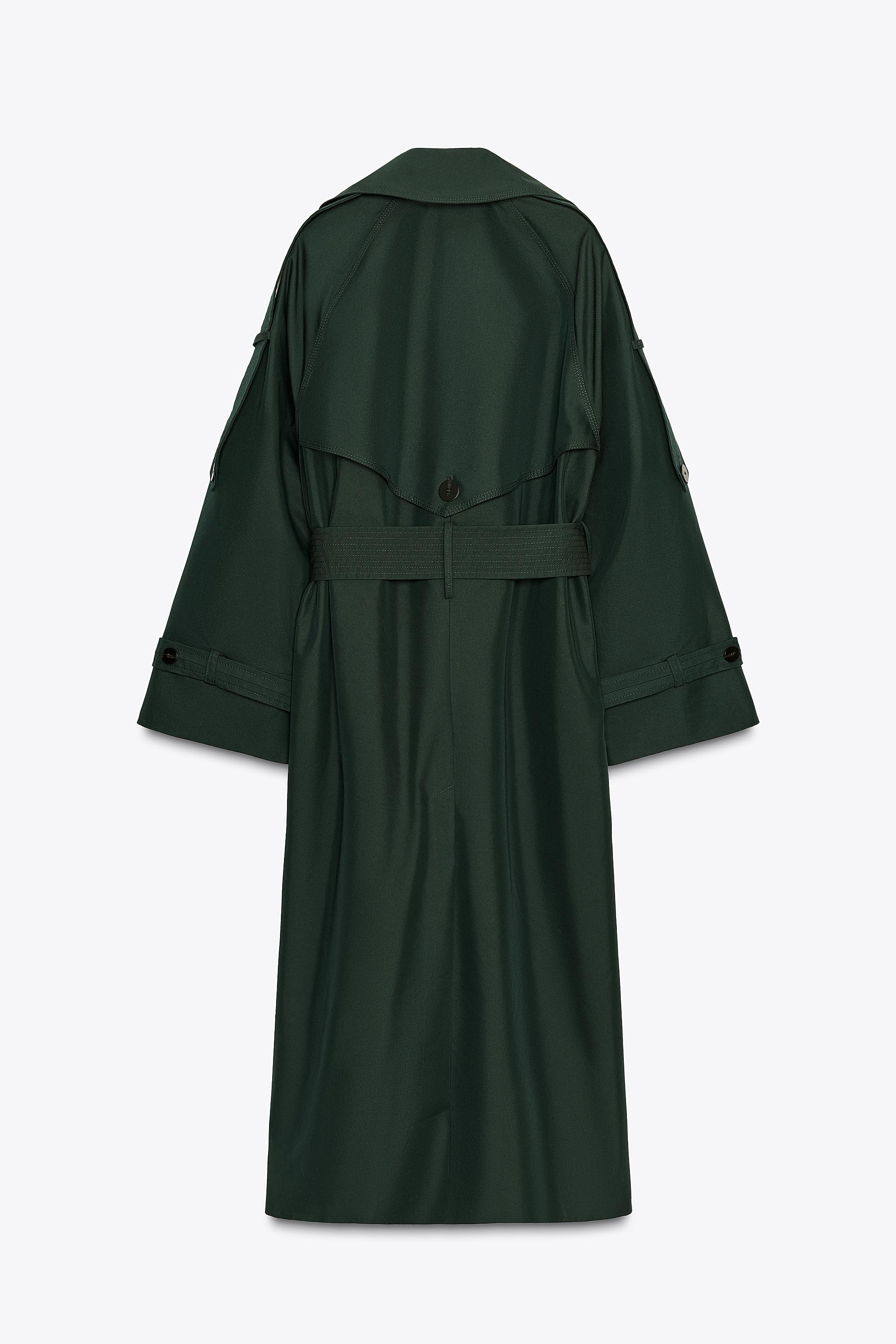 OVERSIZED WATER REPELLENT TRENCH COAT ZW COLLECTION