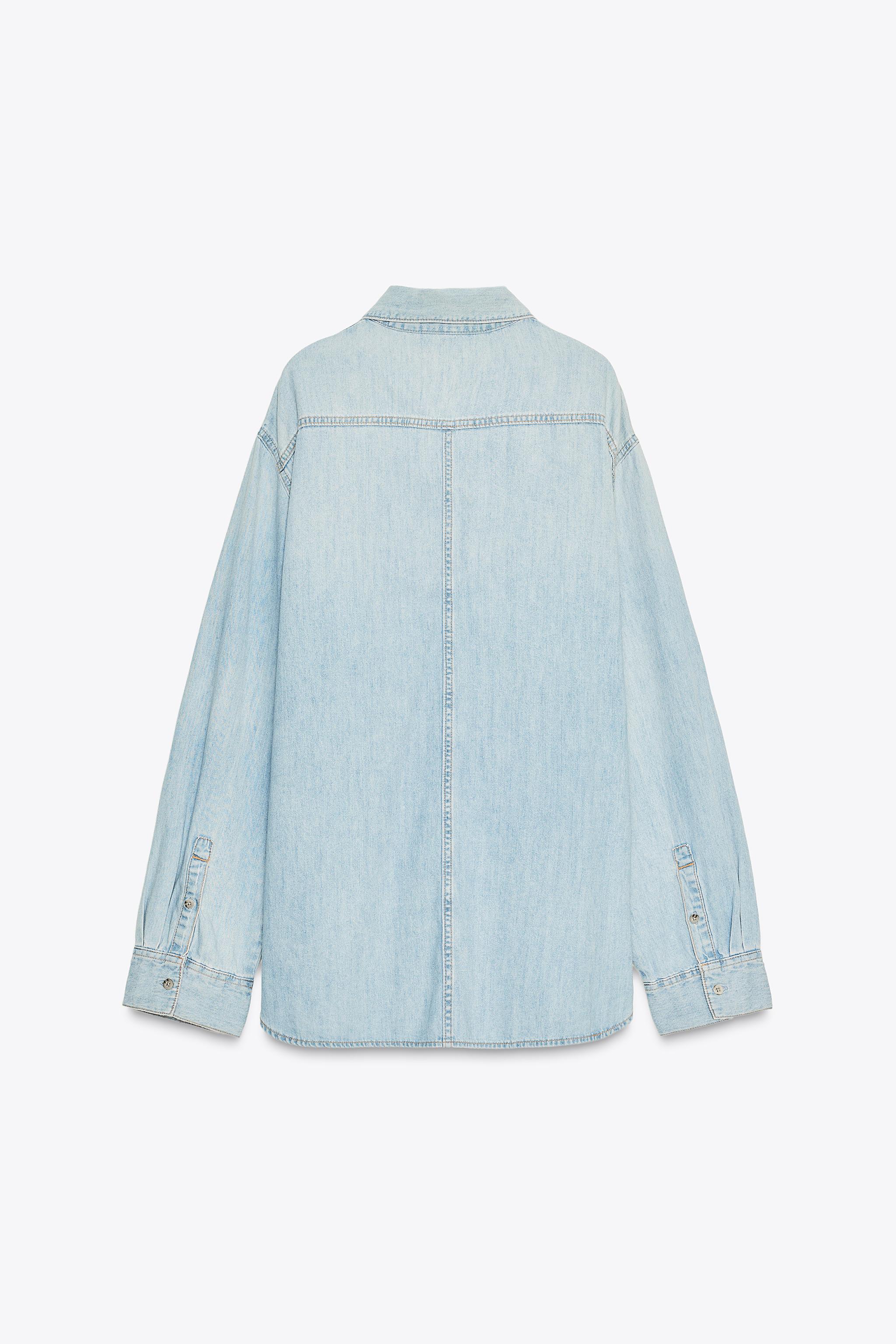 TRF LONG DENIM SHIRT