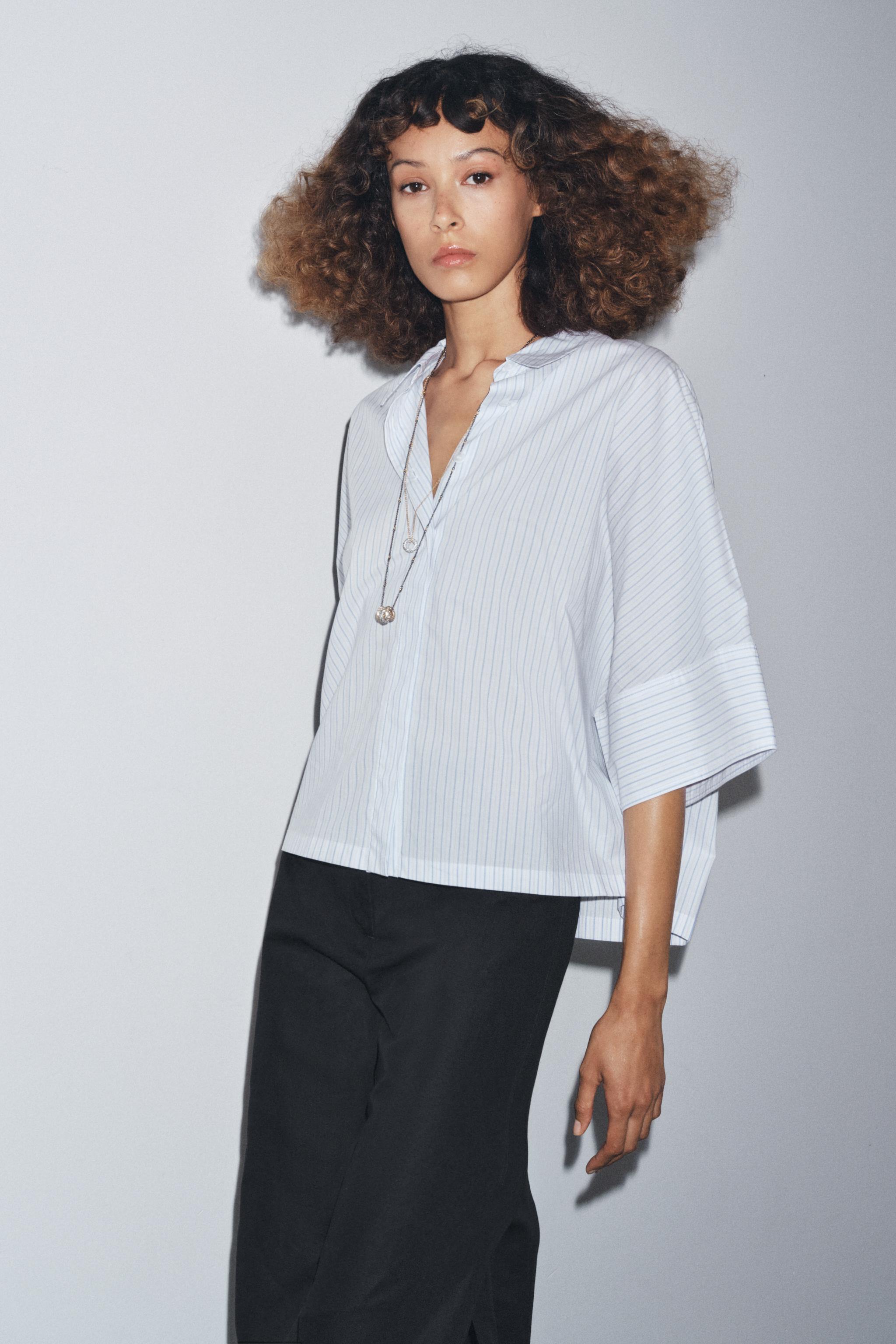 ZW COLLECTION POPLIN SHIRT
