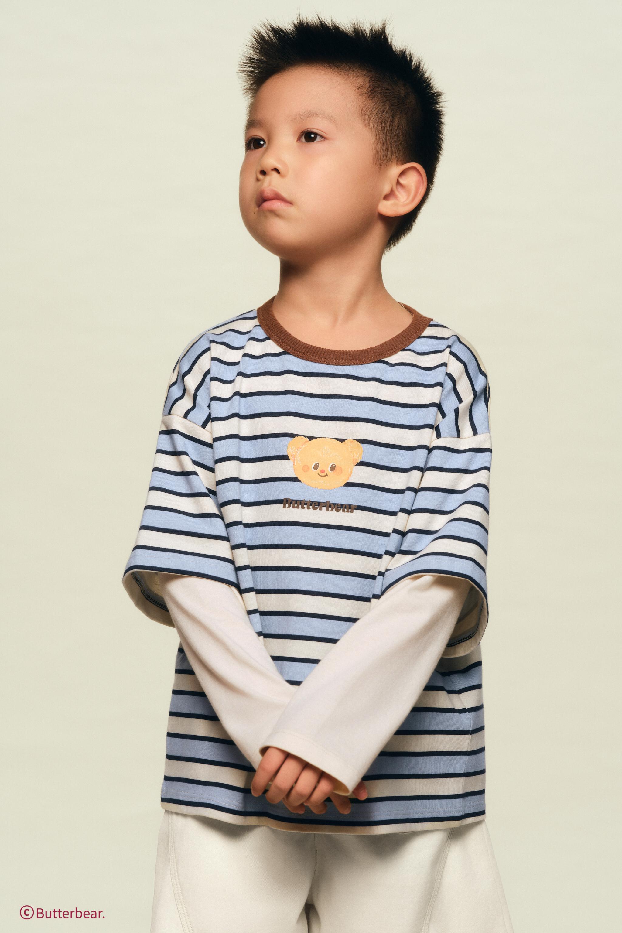 BUTTERBEAR © STRIPED T-SHIRT