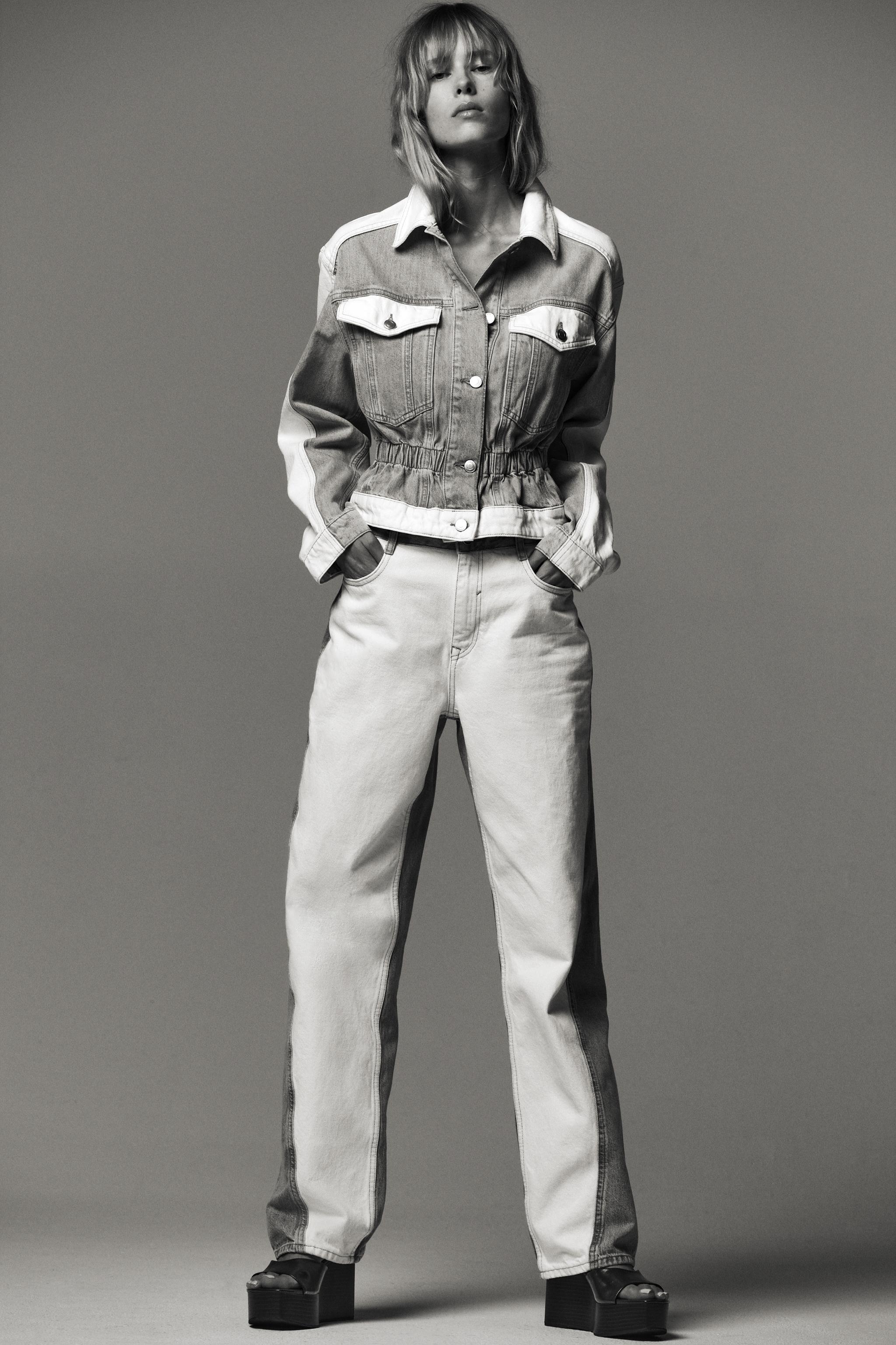 Z1975 STRAIGHT LEG MID-RISE COMBINED JEANS