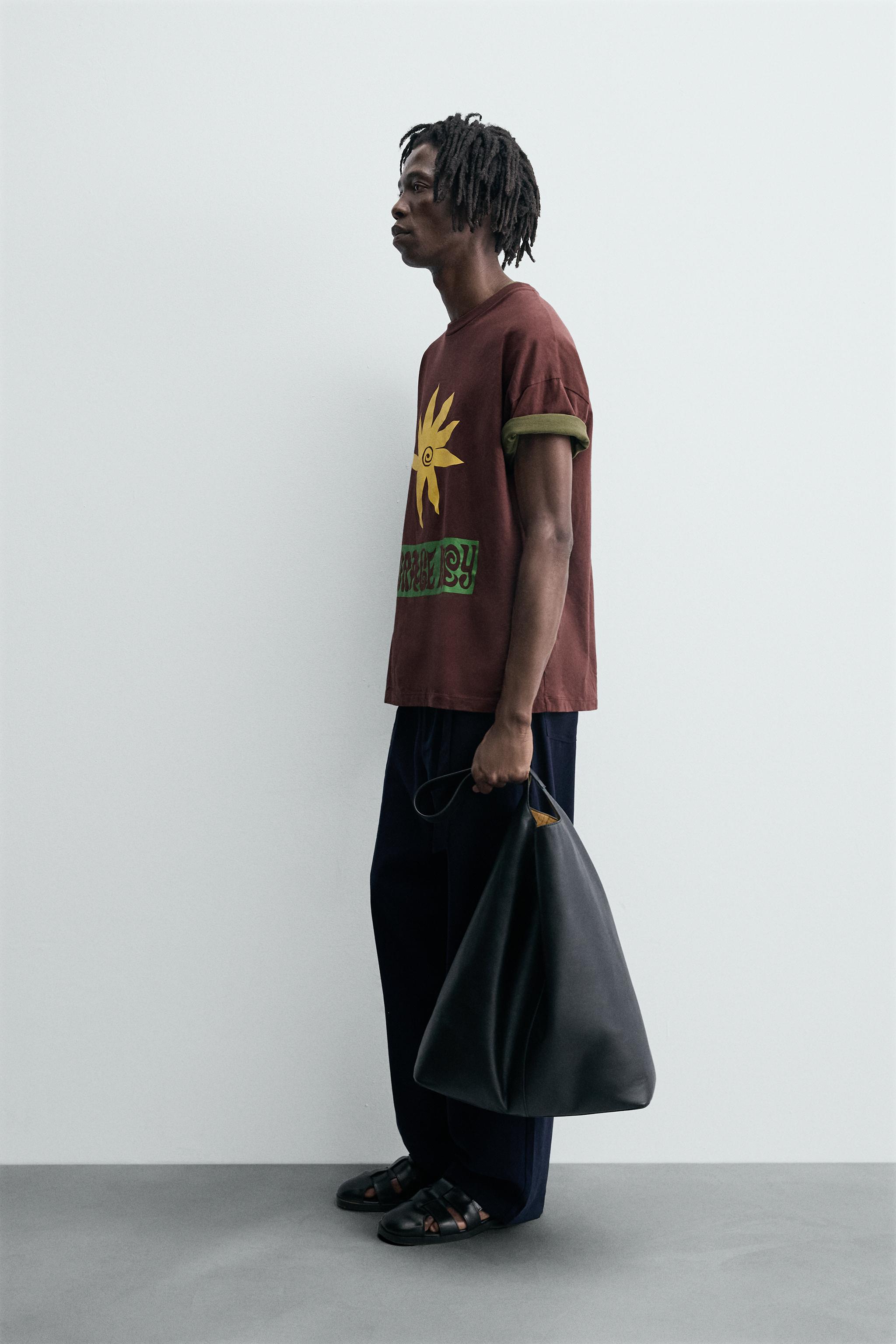 PRINTED TEXT T-SHIRT