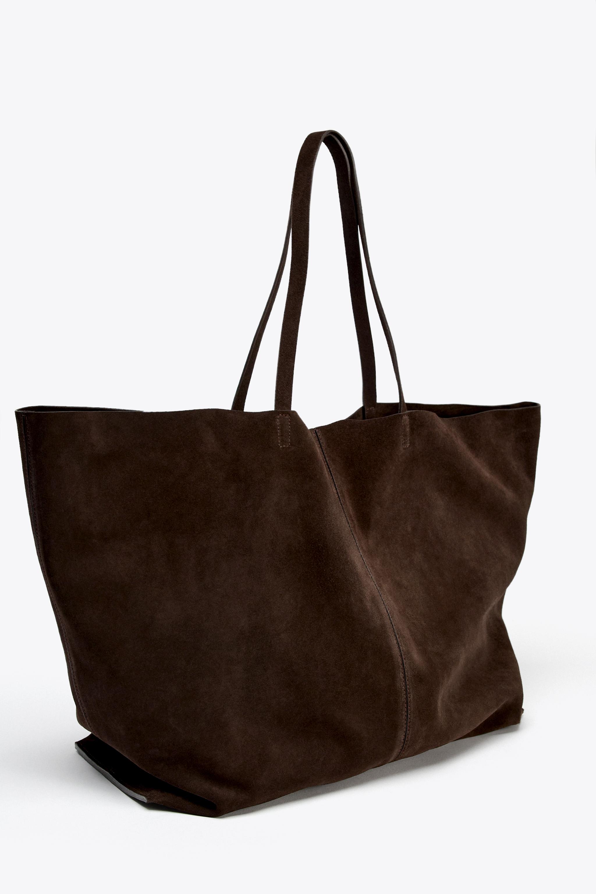 MAXI SUEDE SHOPPER