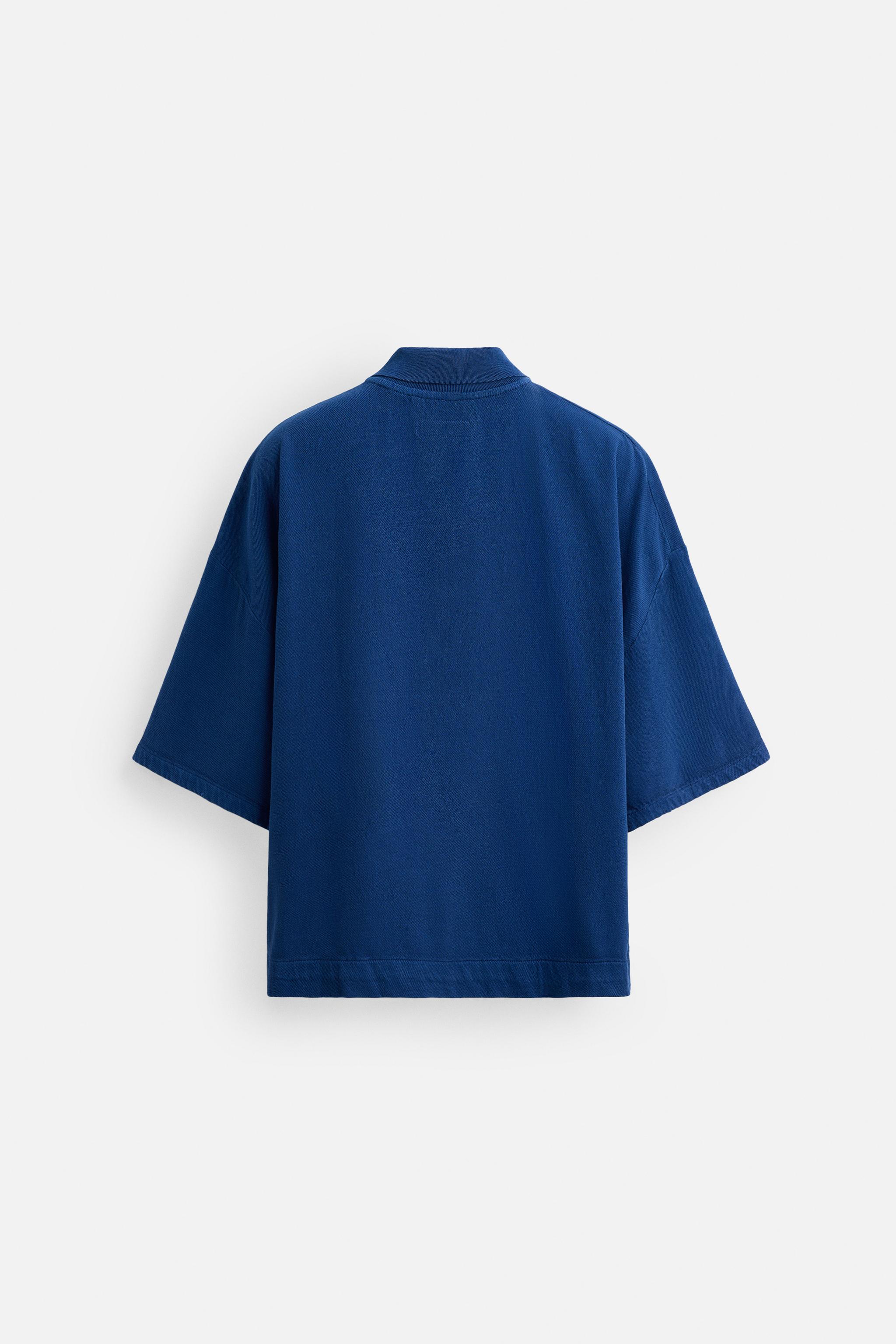 EMBROIDERED TEXT POLO SHIRT