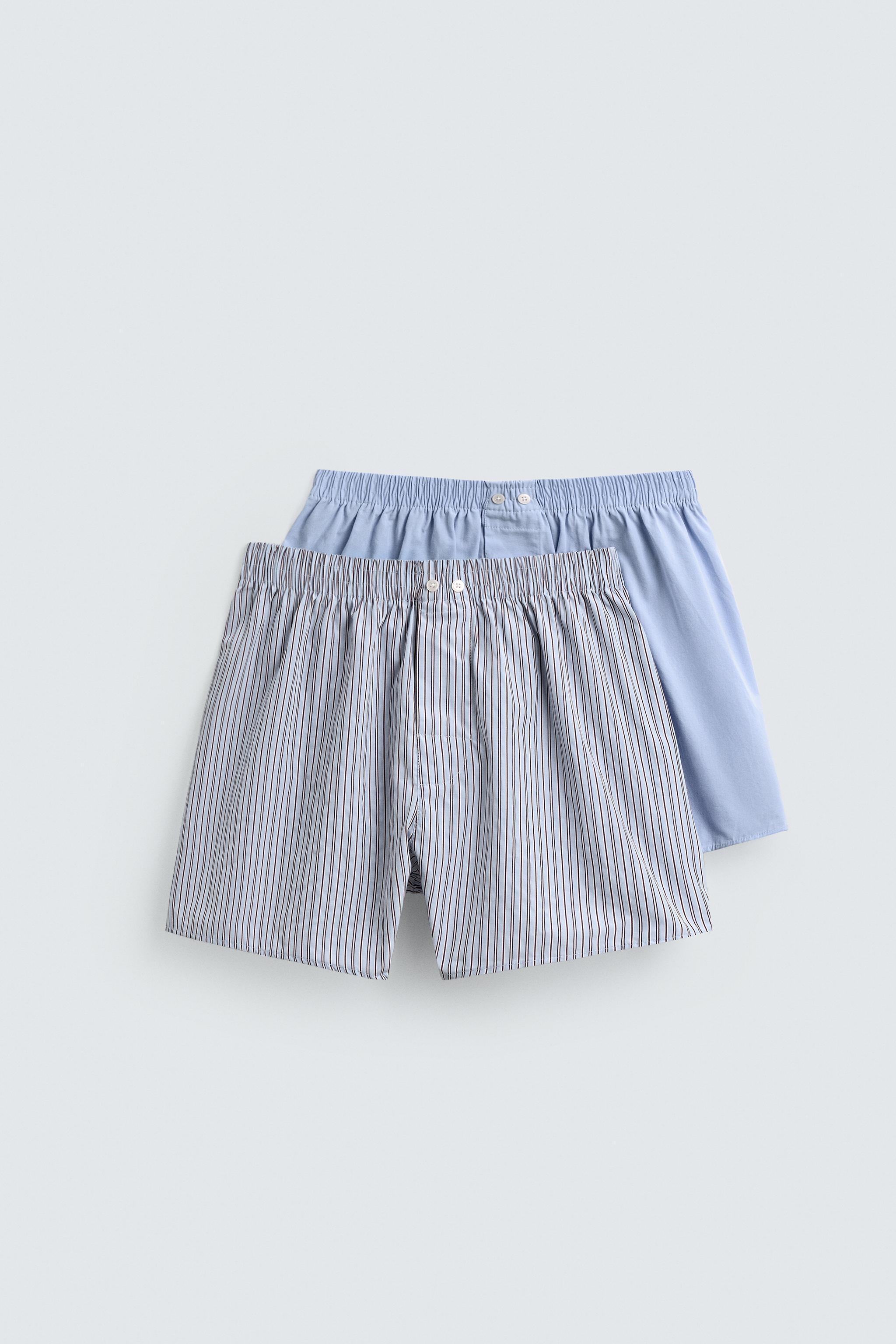 COMBINATION POPLIN BOXERS 2-PACK