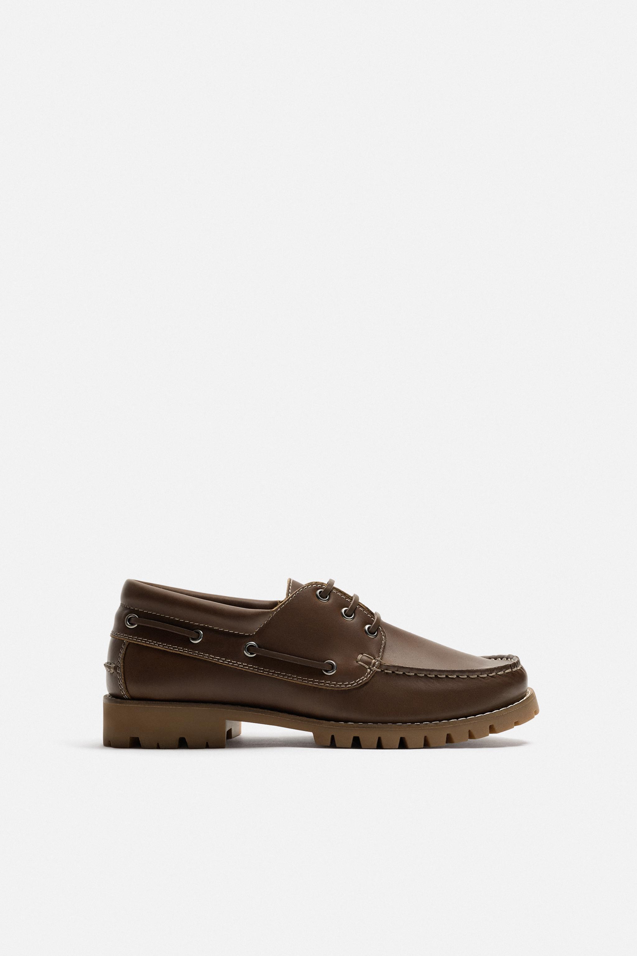LEATHER BOAT SHOES