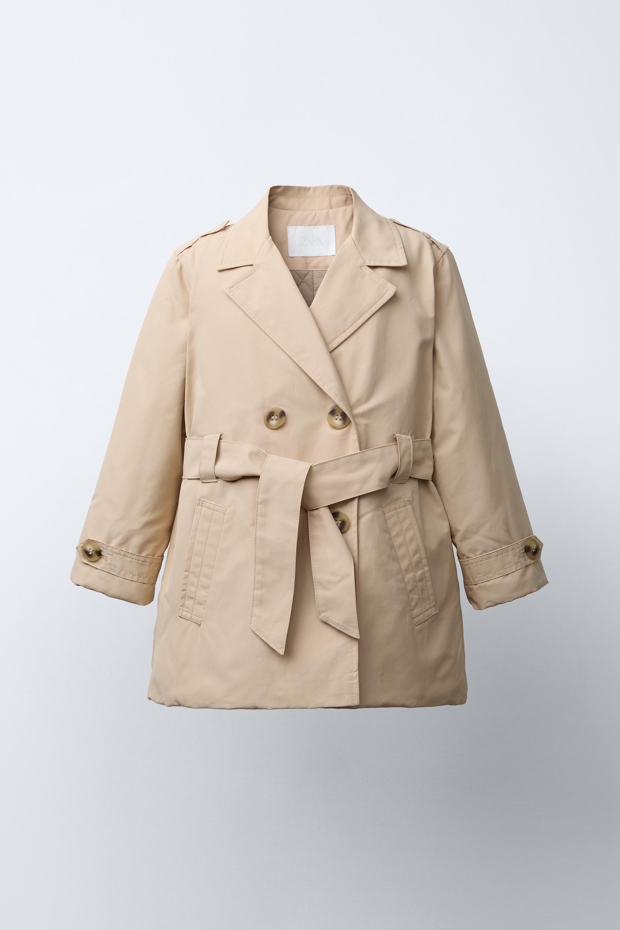 BELTED QUILTED TRENCH COAT