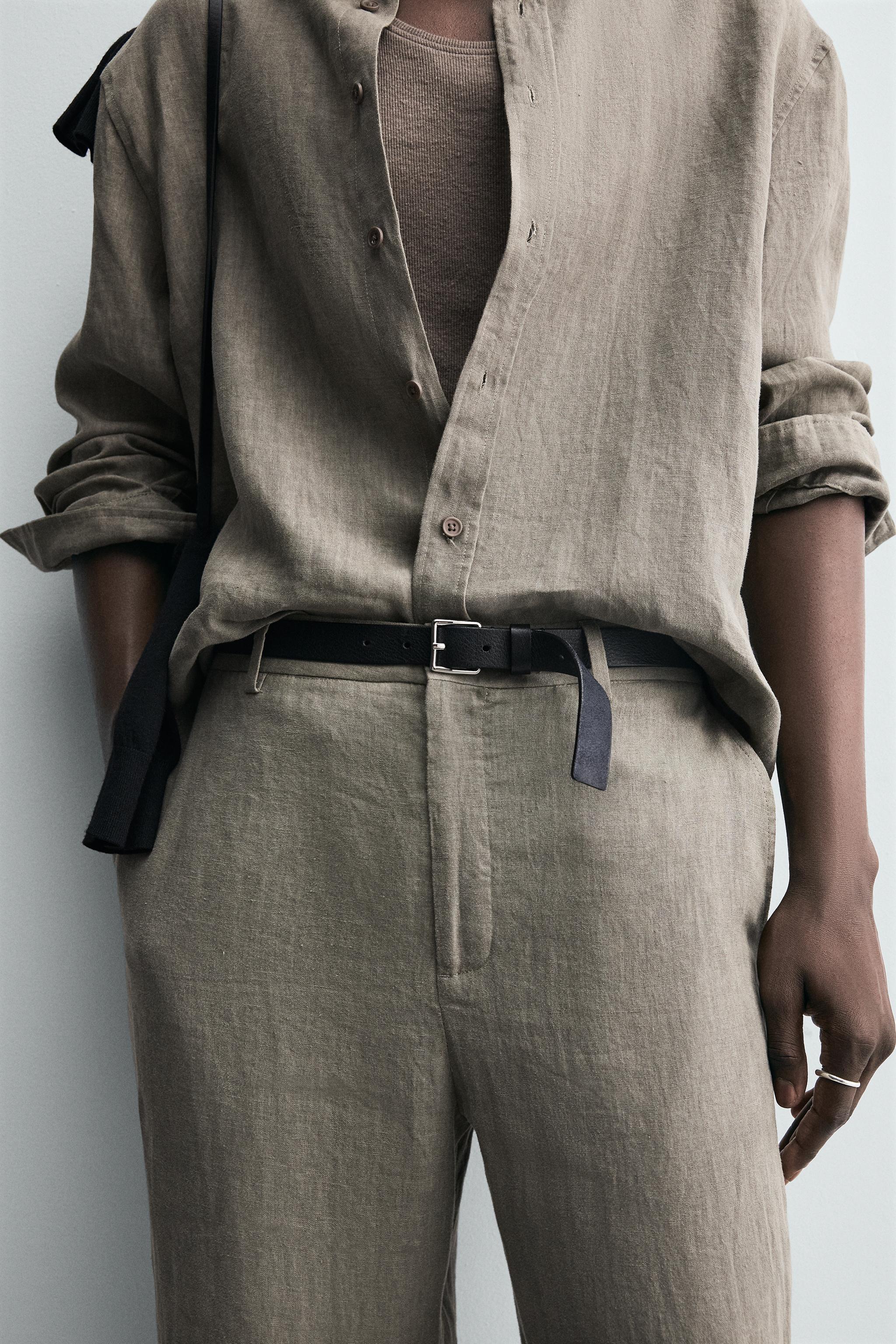 WASHED 100% LINEN SHIRT