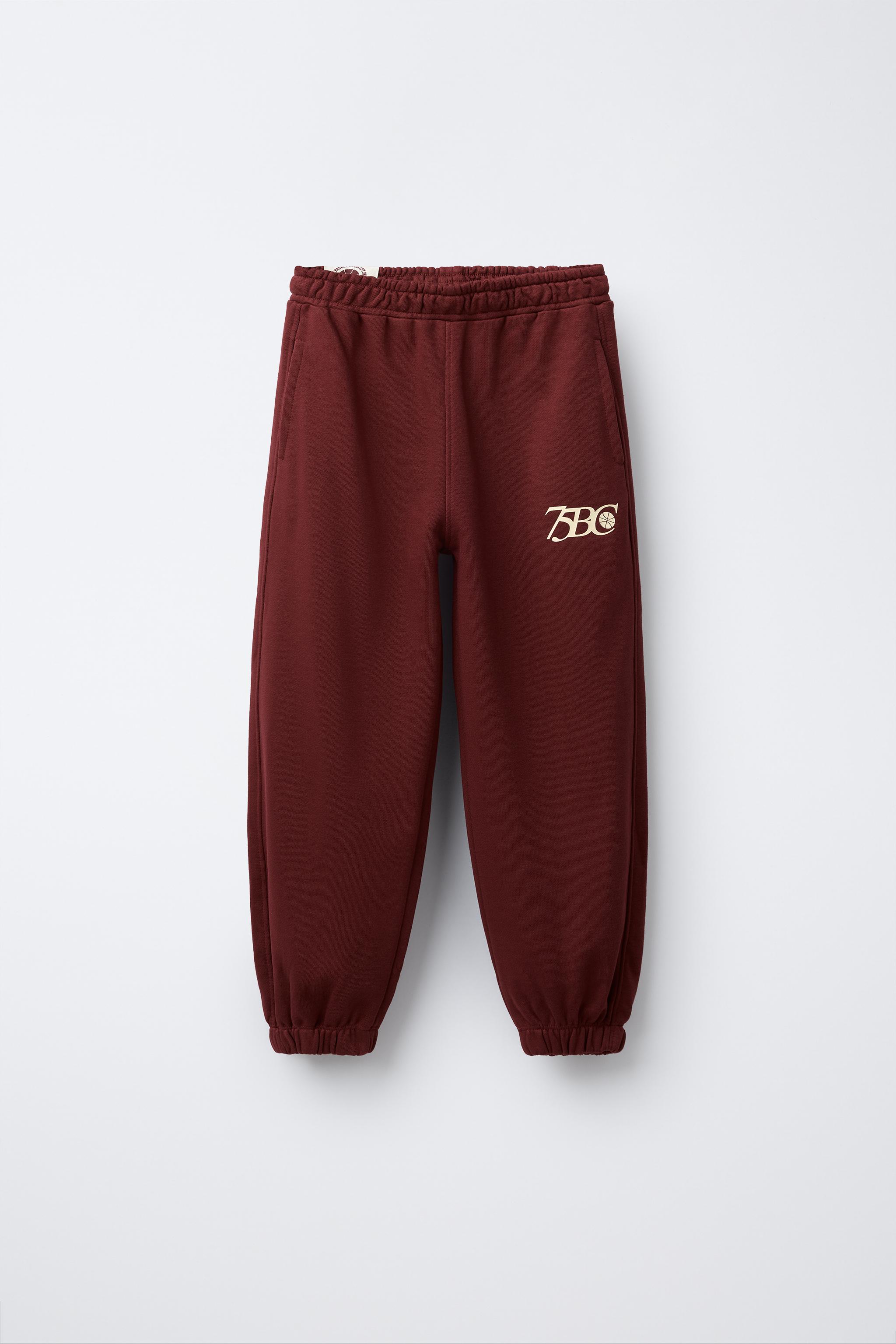 TEXT ZIP-UP SWEATSHIRT AND JOGGER PANTS SET