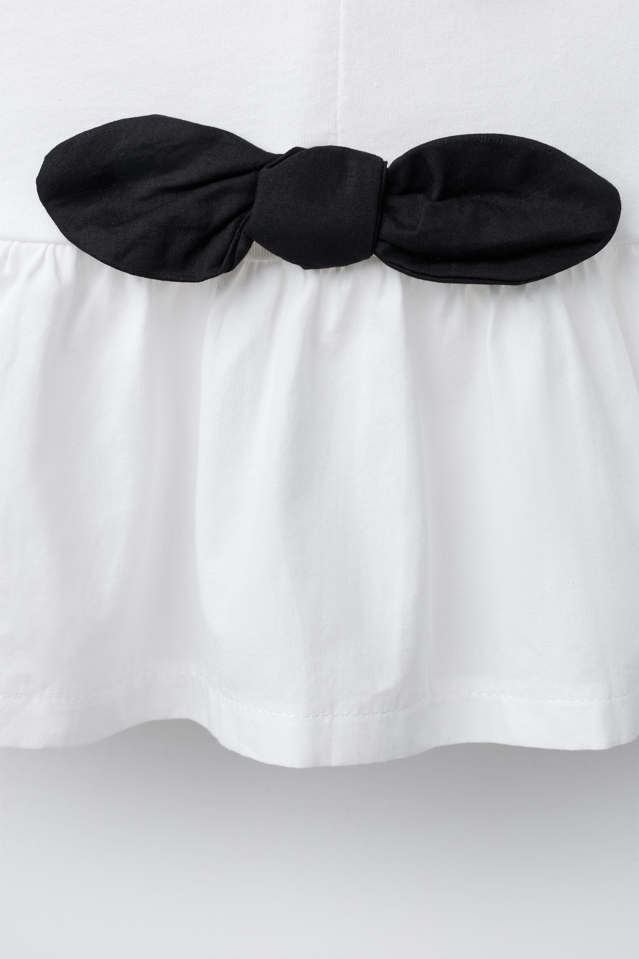 CONTRAST TIE T-SHIRT