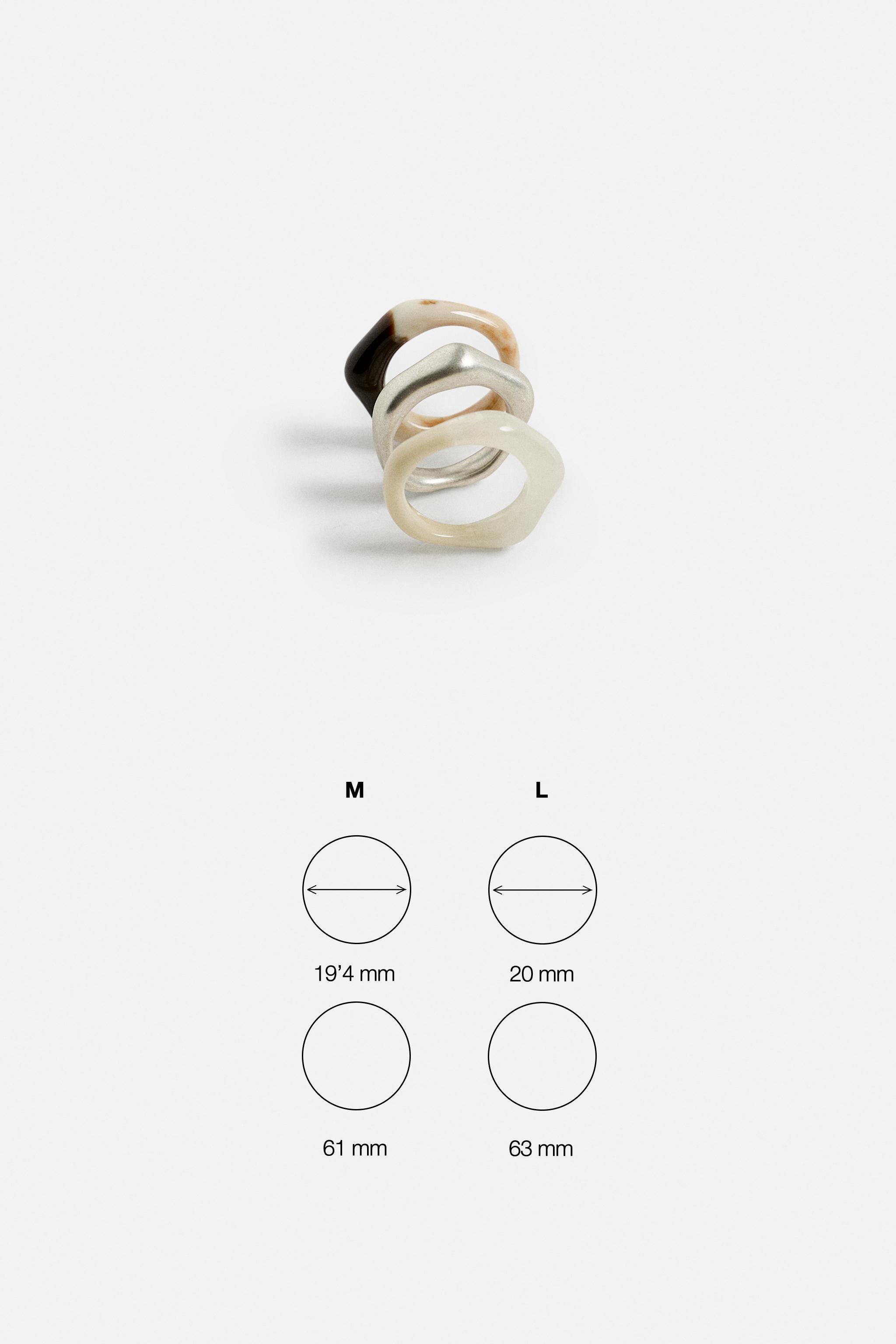 PACK OF 3 COMBINED RINGS