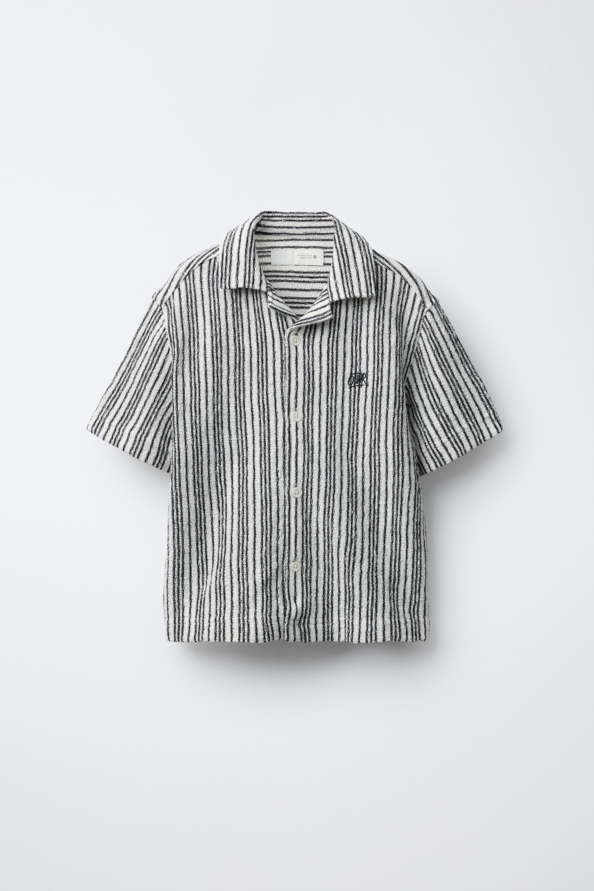 RUSTIC STRIPED BOWLING SHIRT