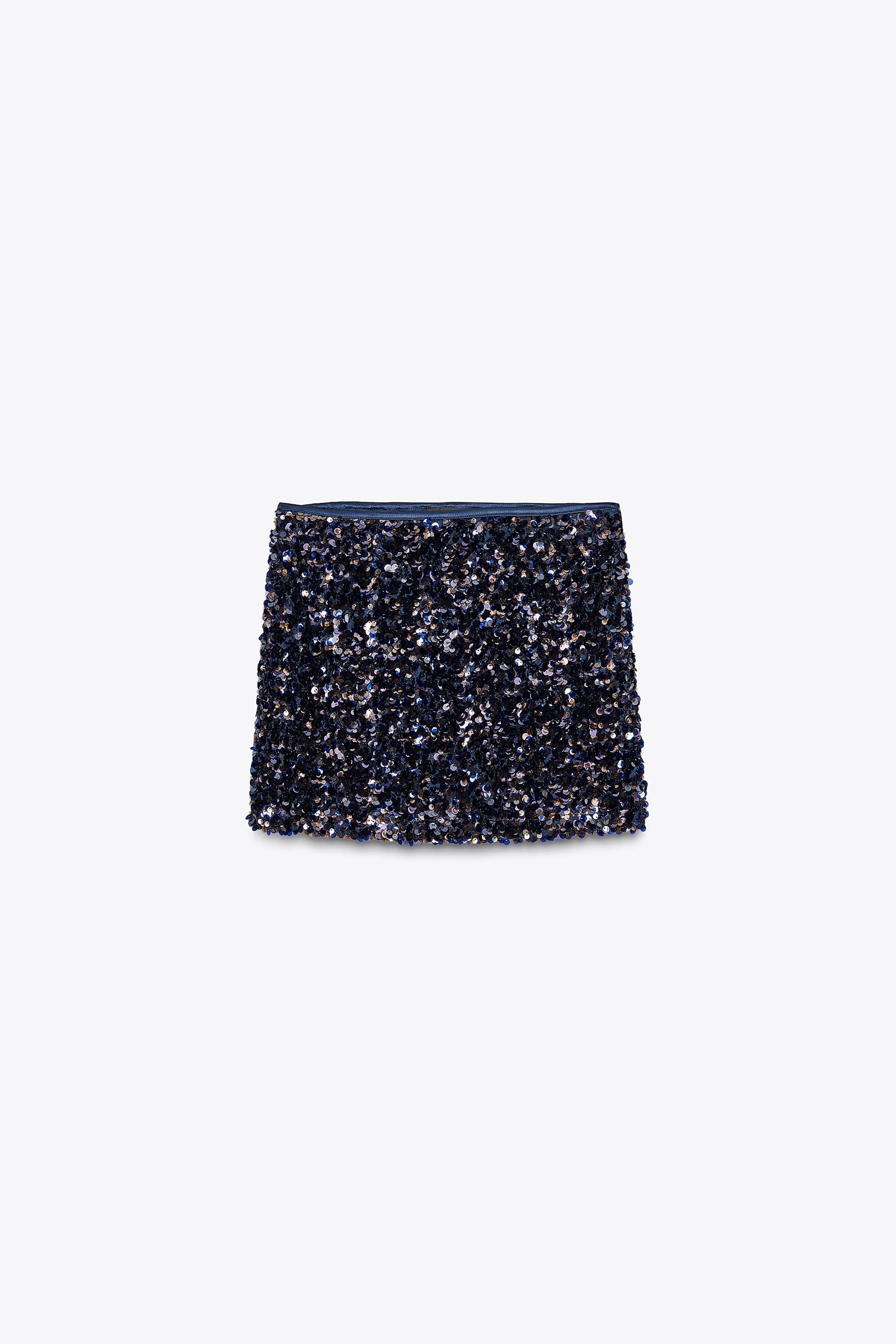 SEQUIN MINI SKIRT
