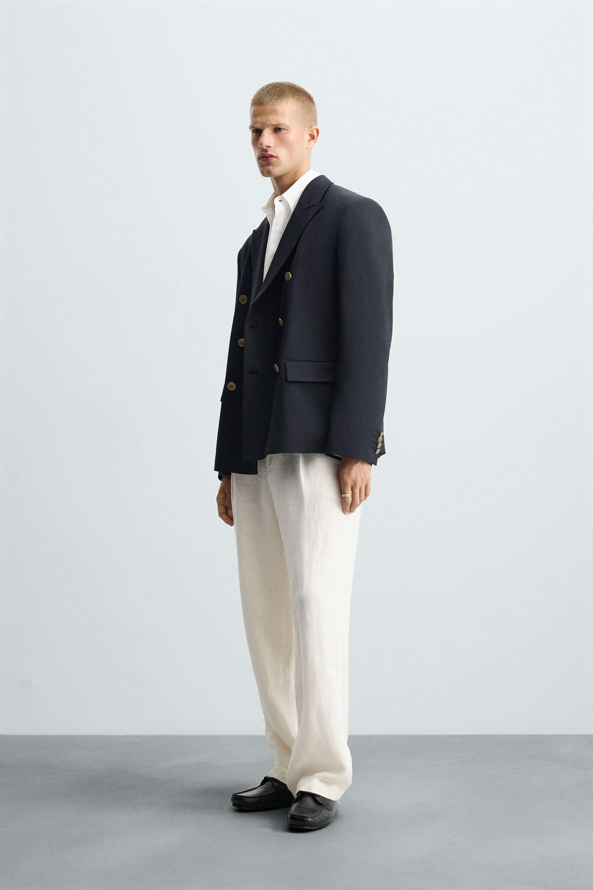 DOUBLE BREASTED BLAZER