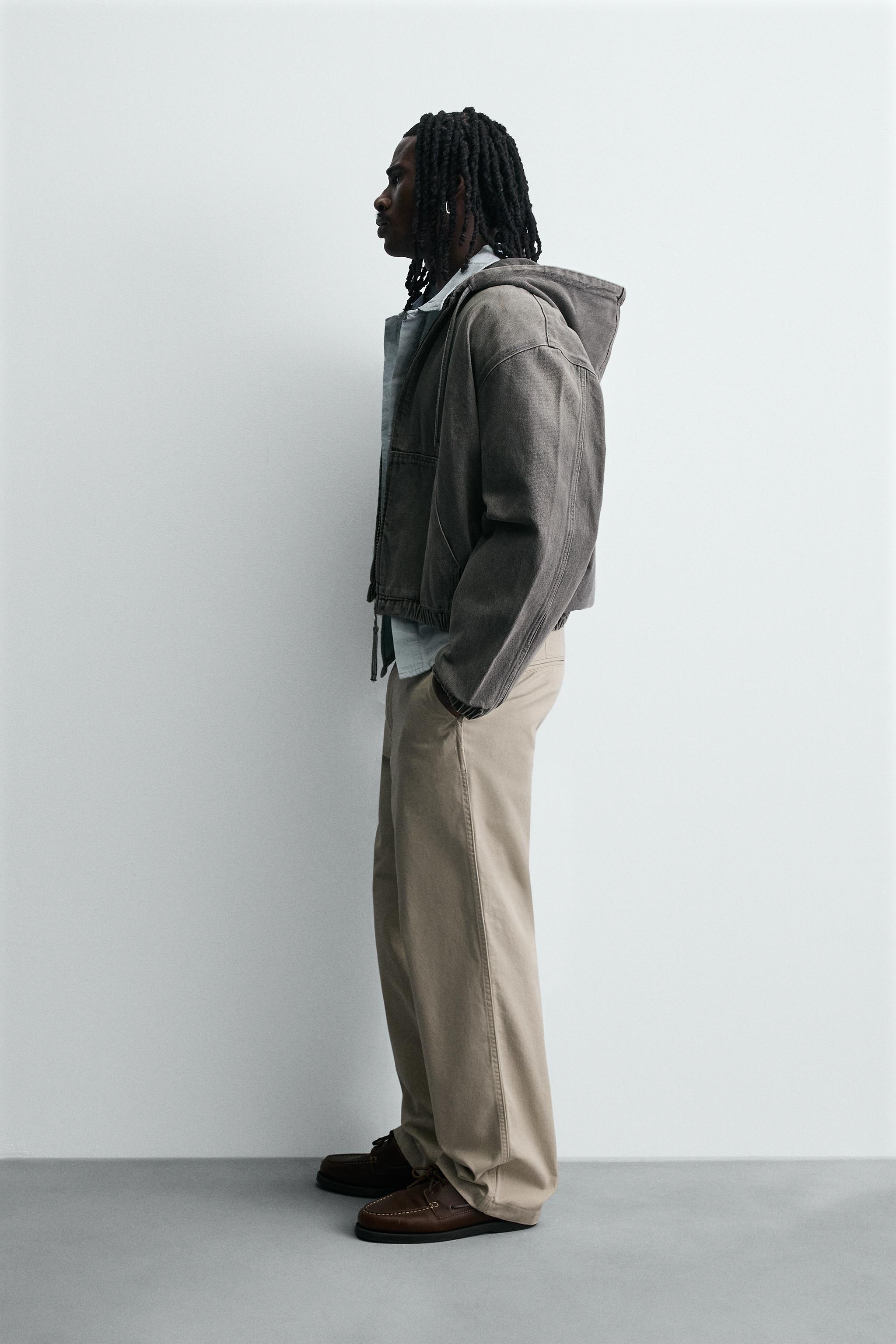 WASHED HOODED JACKET