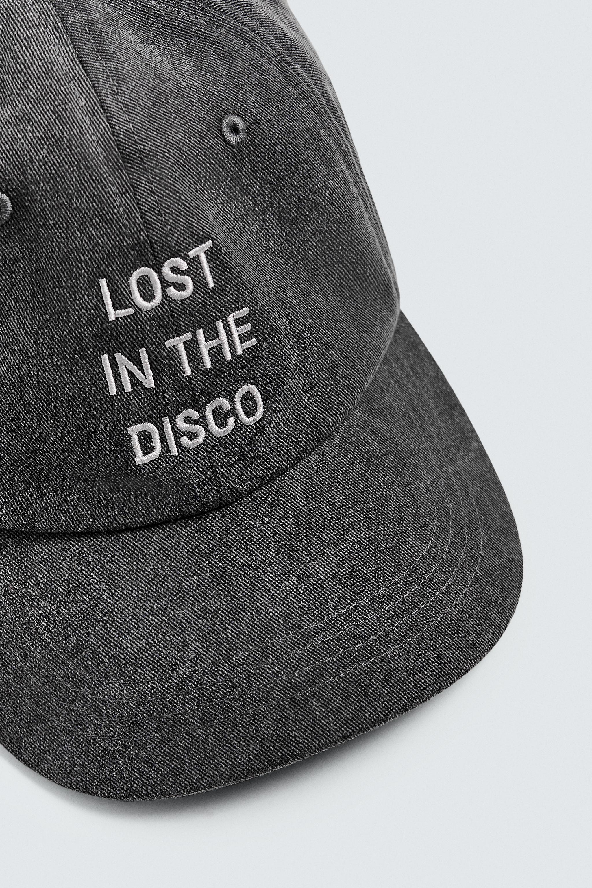 WASHED EMBROIDERY CAP