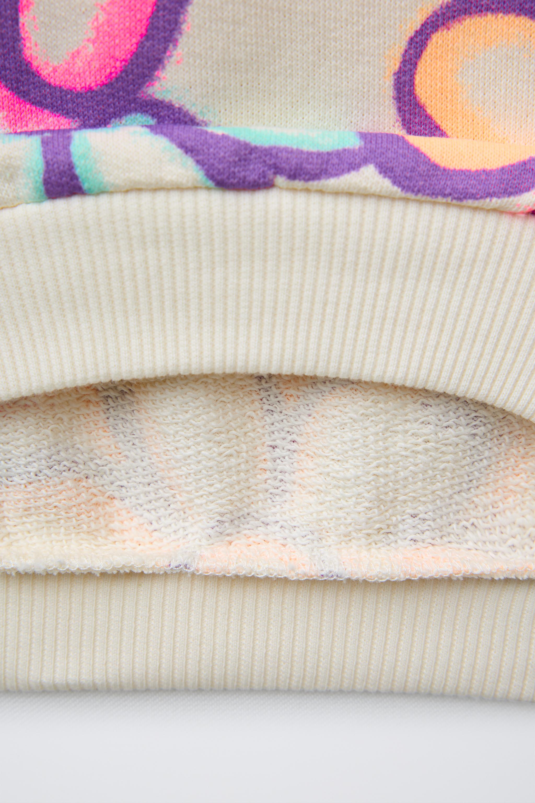 GRAFFITI FLORAL SWEATSHIRT