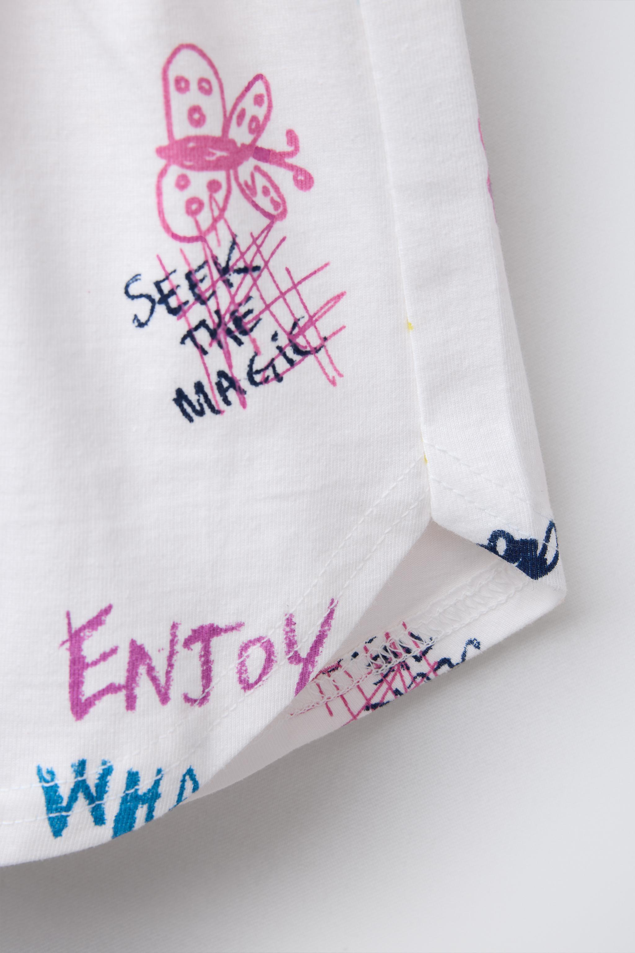 CROPPED T-SHIRT AND PRINTED BERMUDA SET