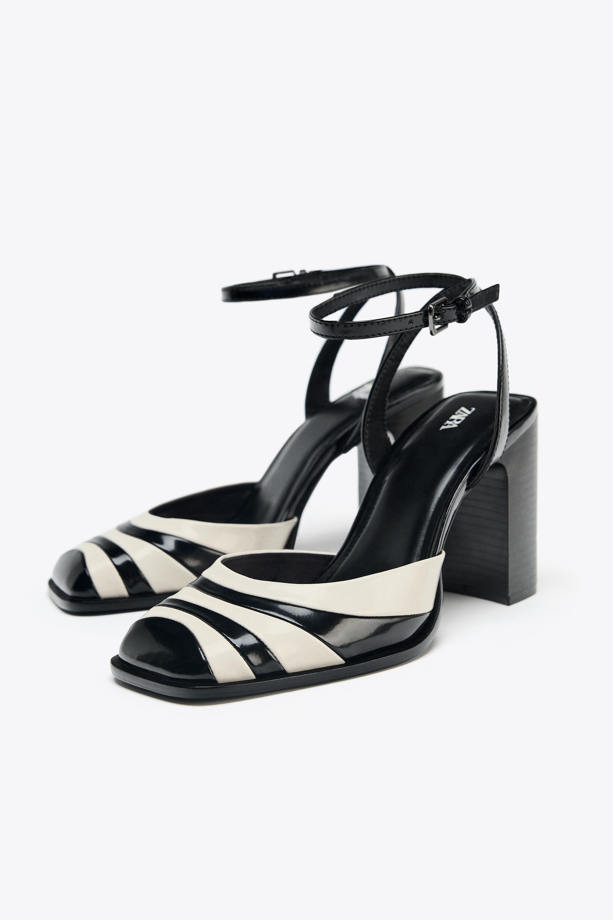 ANKLE STRAP HEELED SHOES