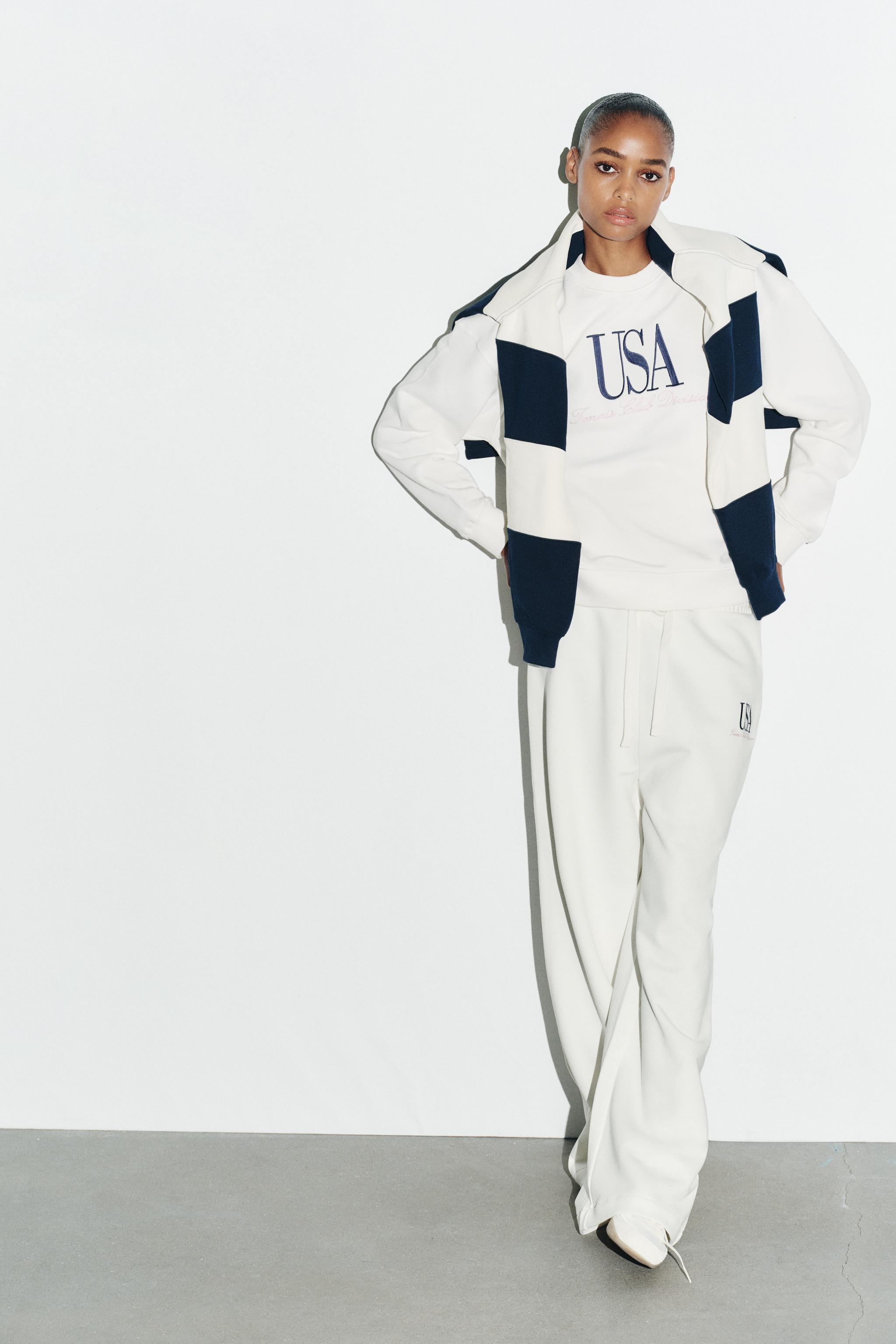 COTTON TEXT SWEATSHIRT