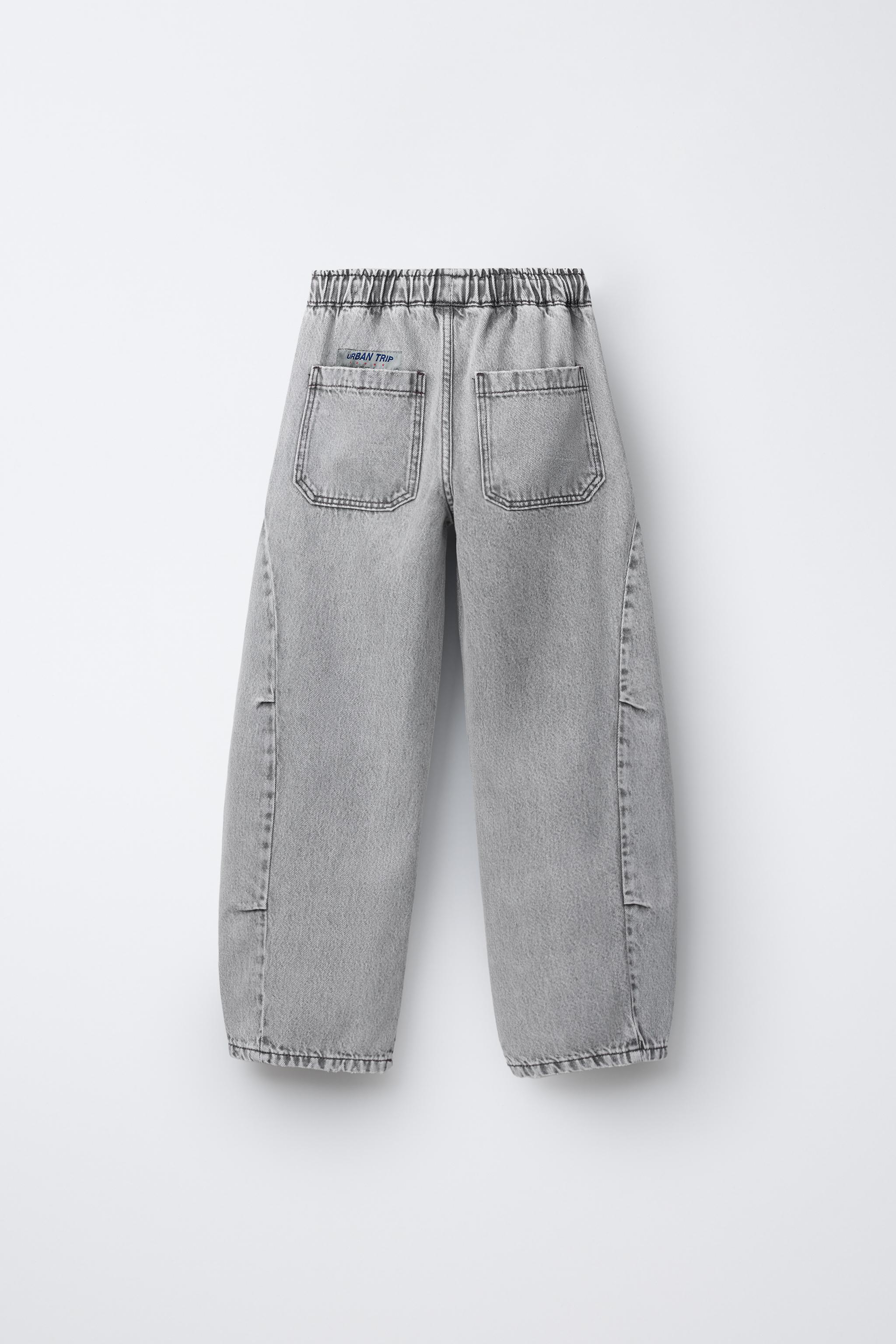 BARREL DENIM PANTS