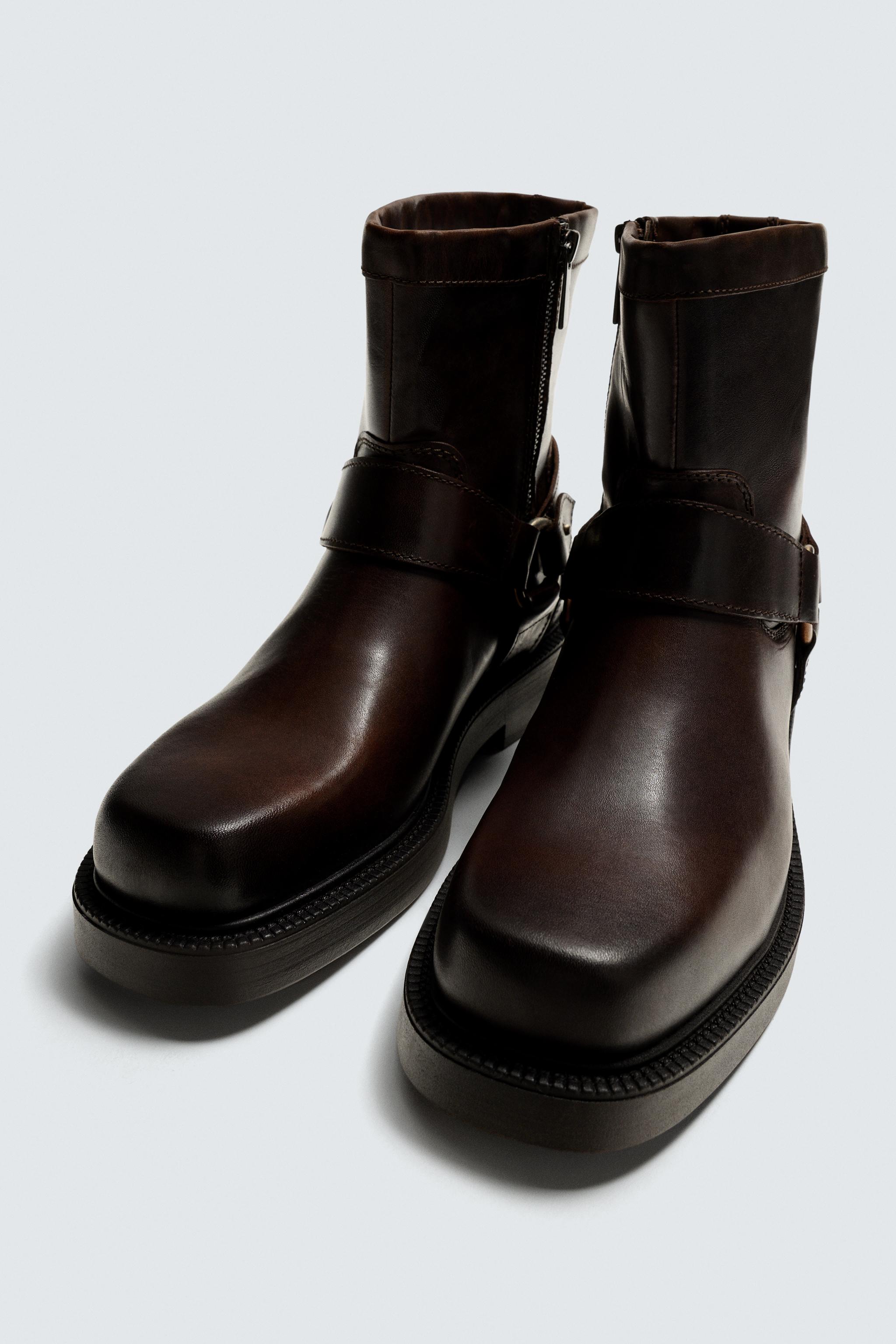 LIMITED EDITION HARNESSED LEATHER BOOTS