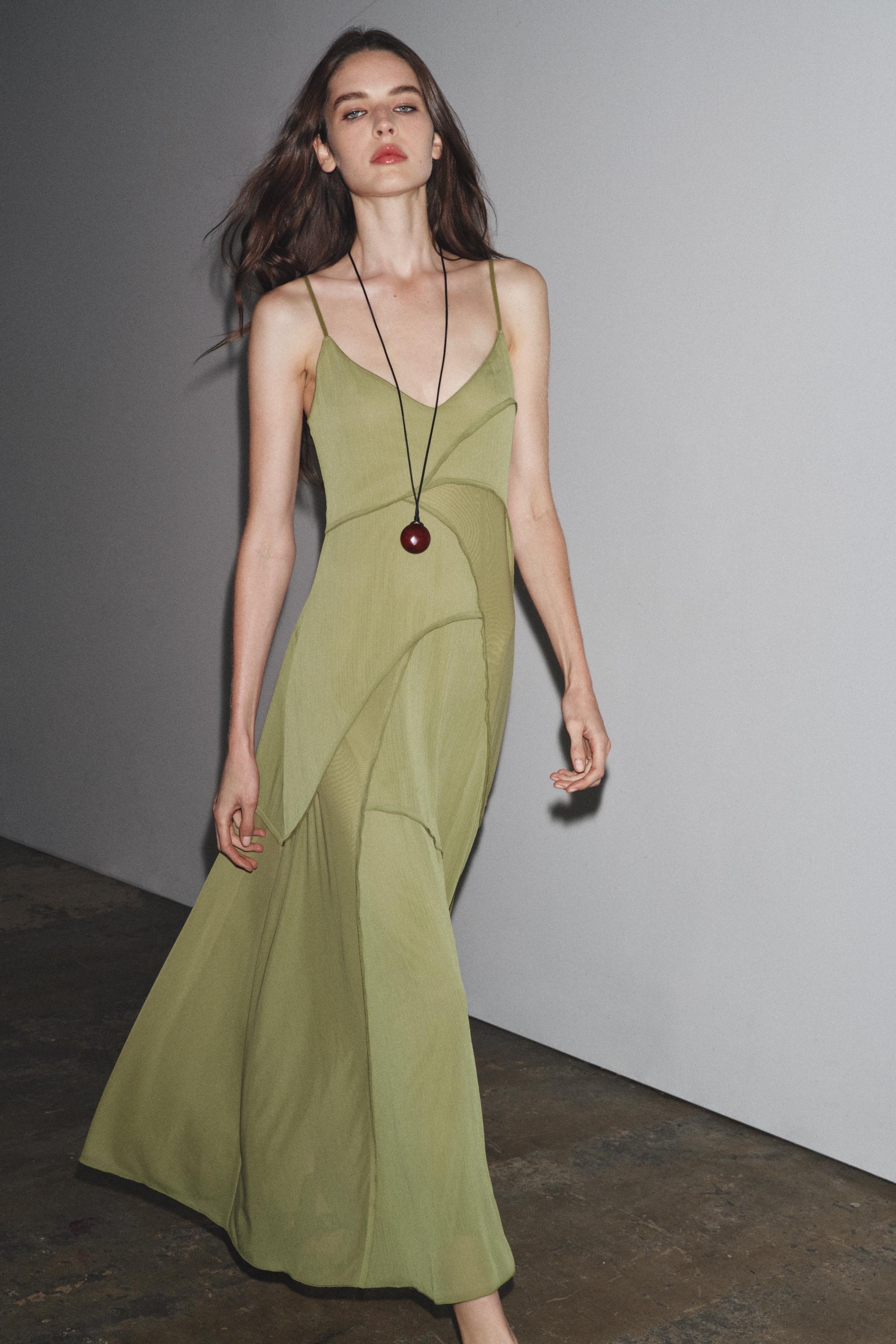 COMBINATION FLOWY DRESS