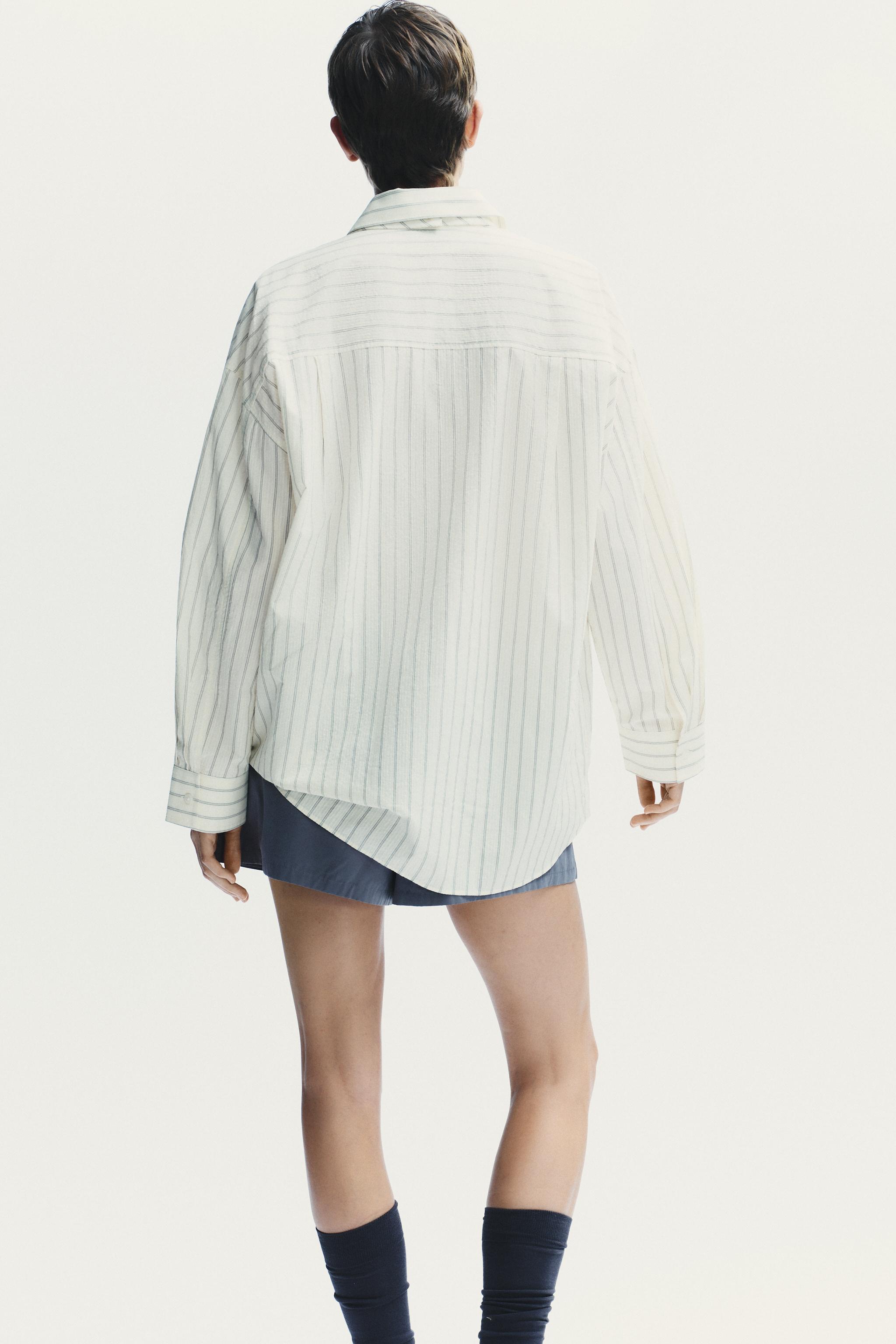 OVERSIZED SHIRT WITH TIE