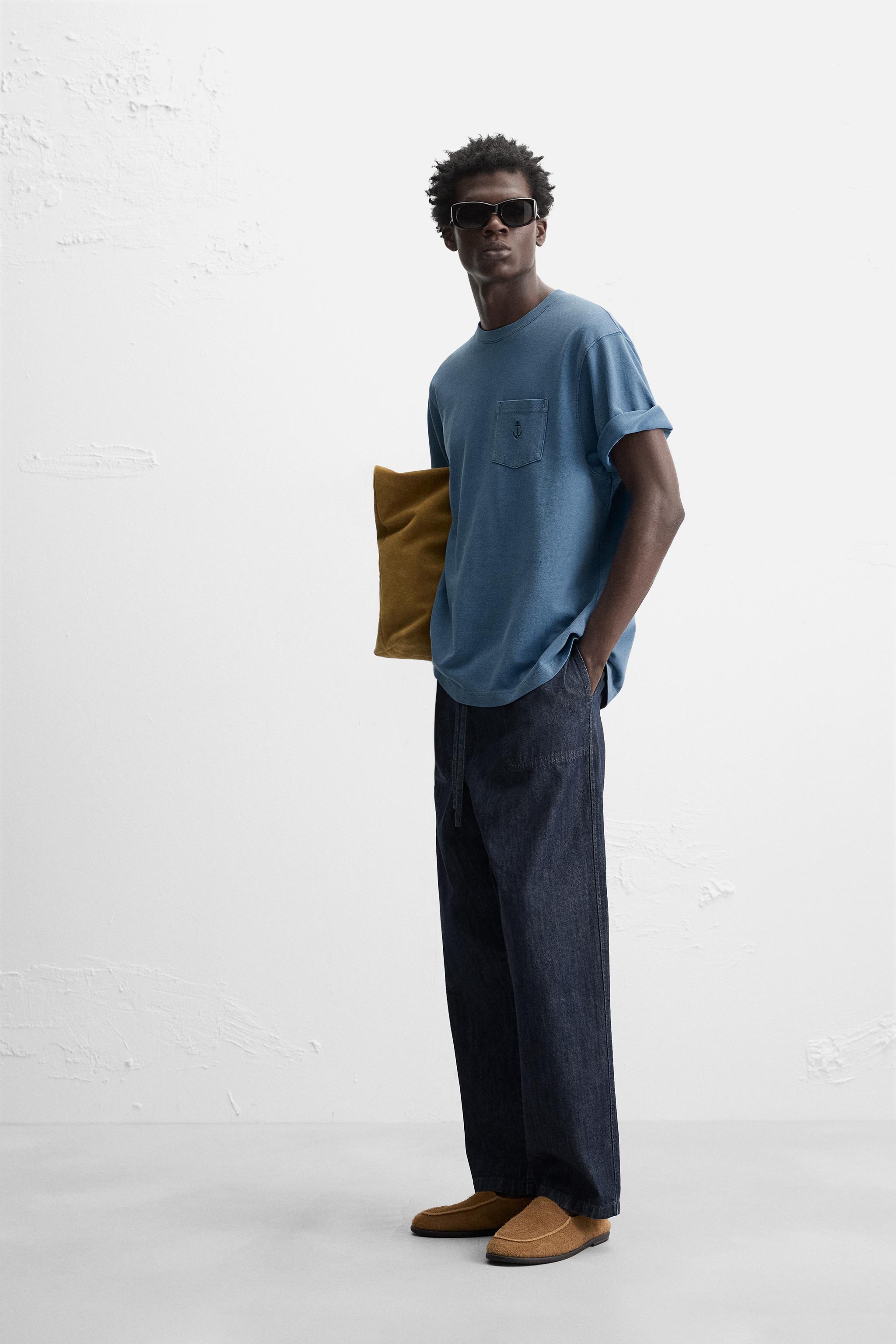 EMBROIDERED PIQUÉ T-SHIRT