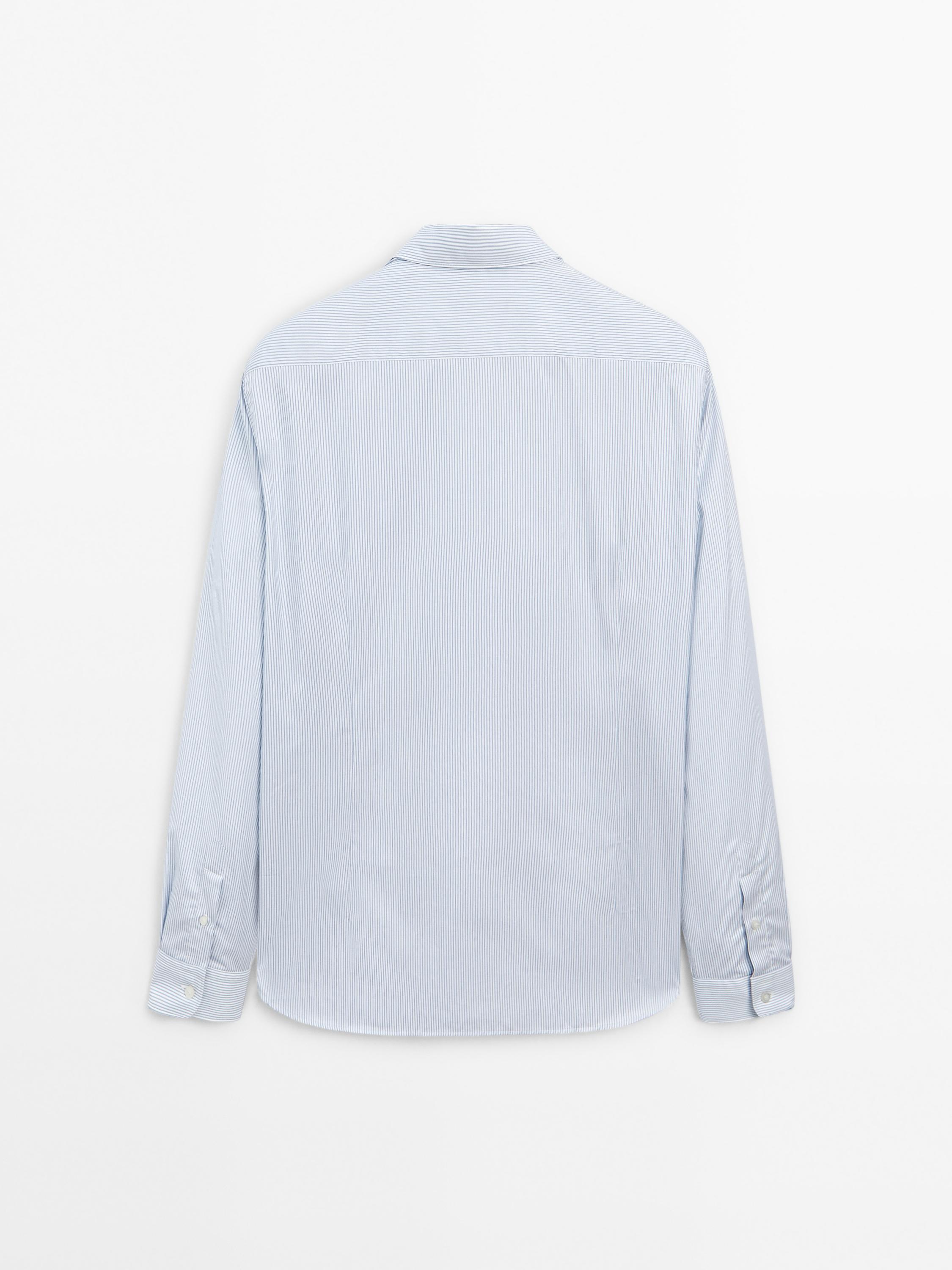 Slim fit striped shirt