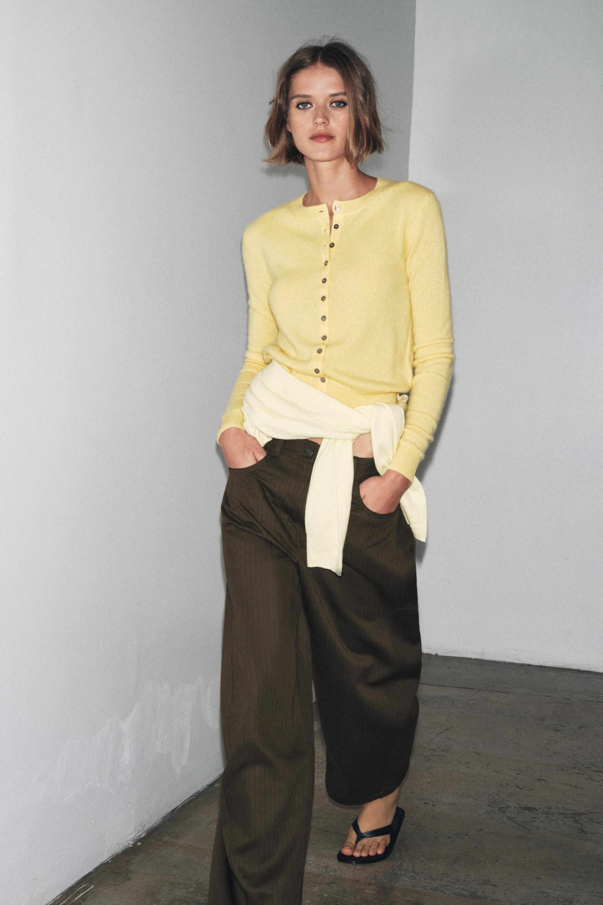 100% CASHMERE CARDIGAN