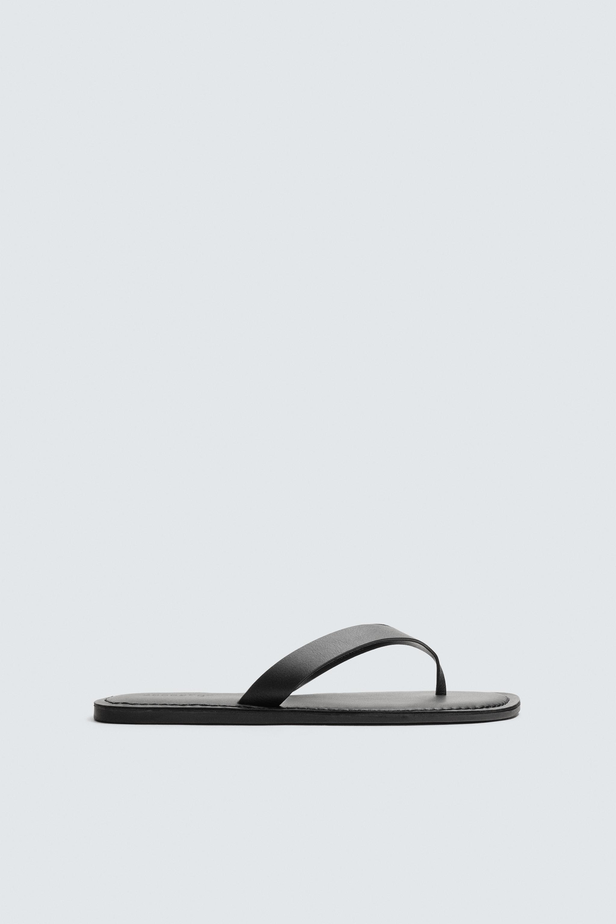 STRAPPY LEATHER SANDALS