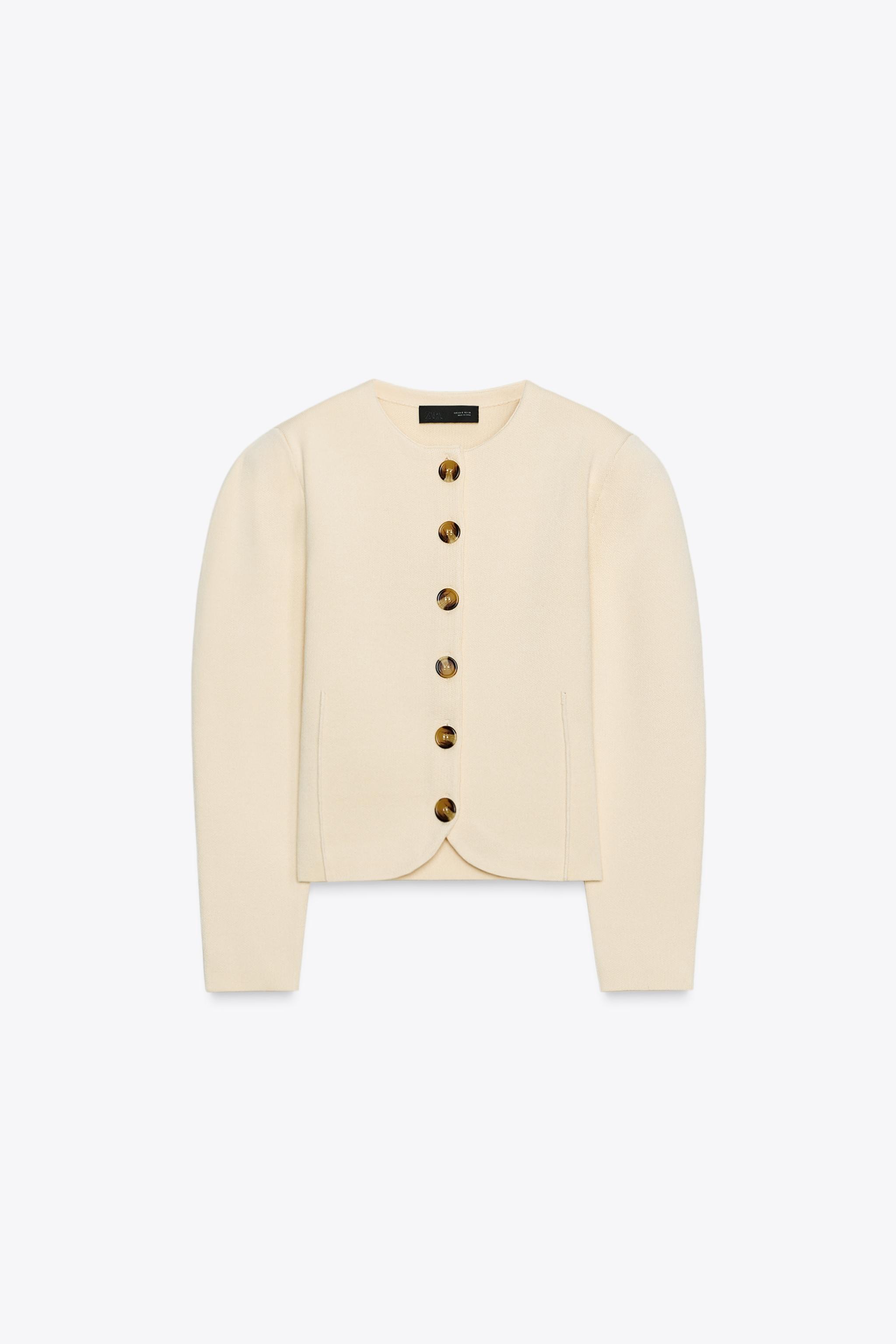 FITTED CARDIGAN WITH BUTTONS