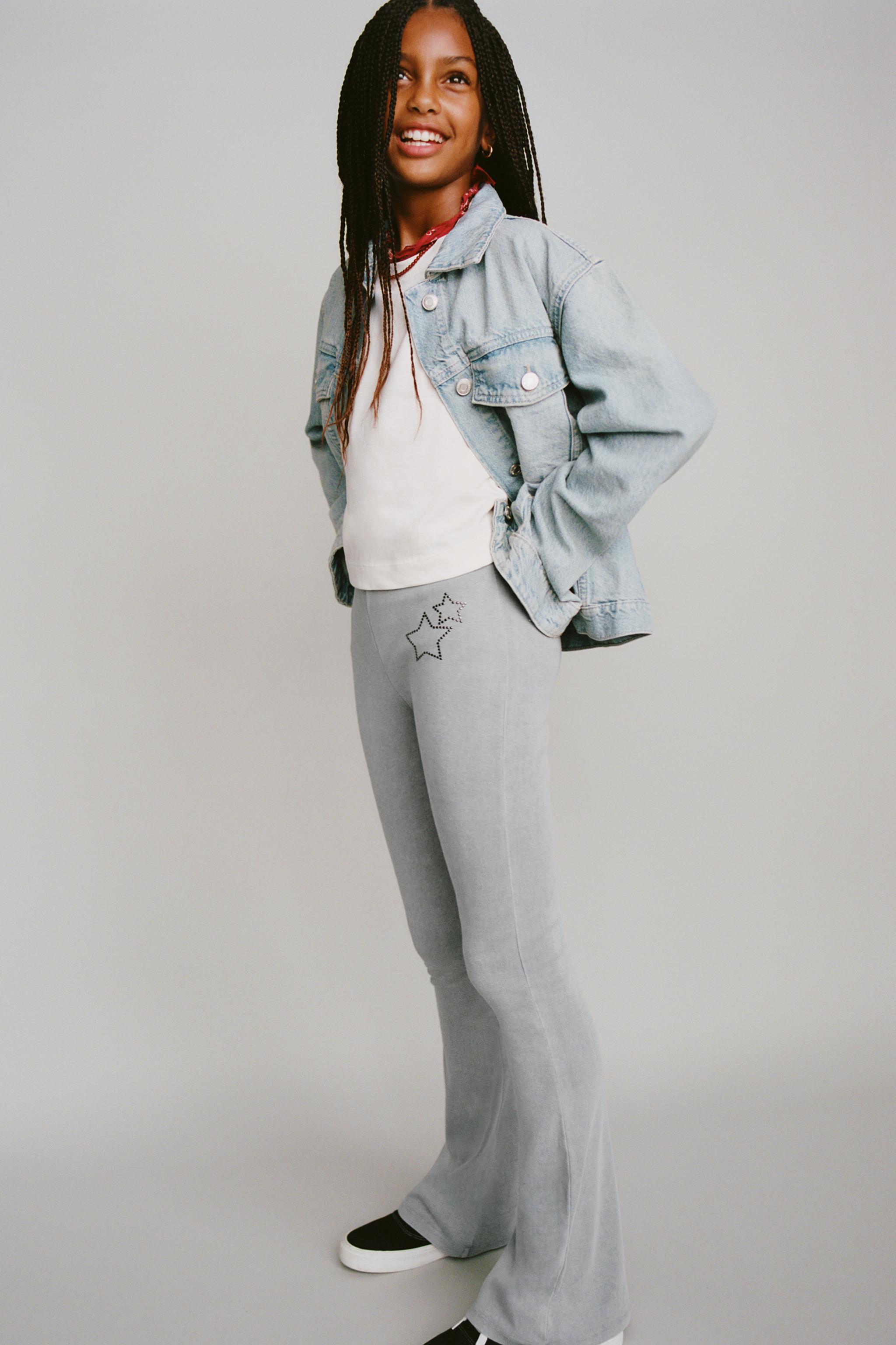 STAR WASH EFFECT FLARE LEGGINGS