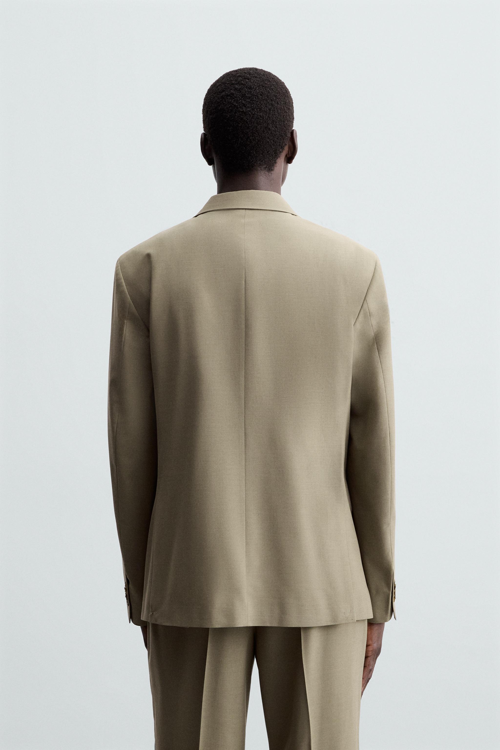 TEXTURED SUIT BLAZER