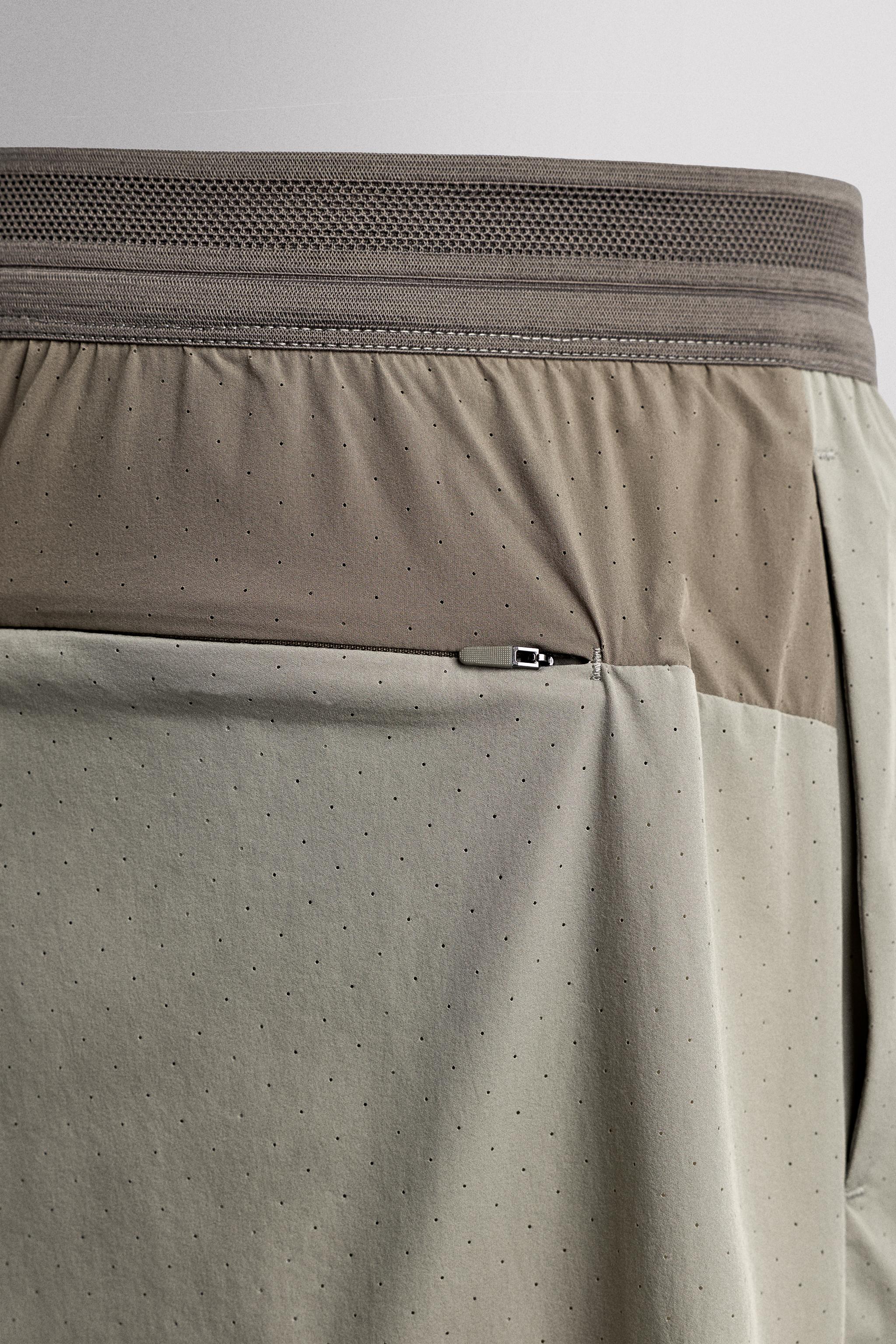 LIGHTWEIGHT PERFORATED SHORTS