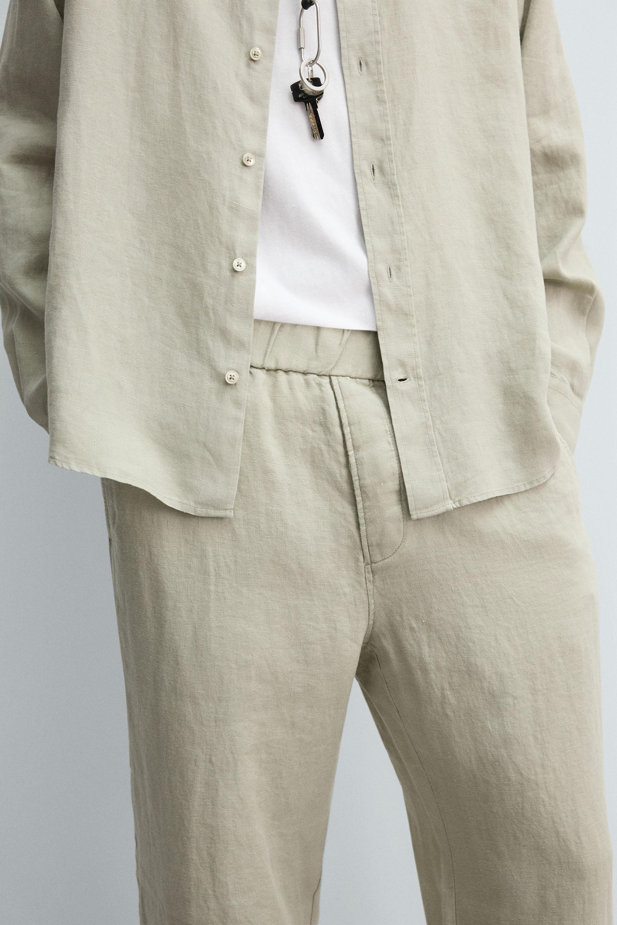 LINEN PANTS IN 100% LINEN