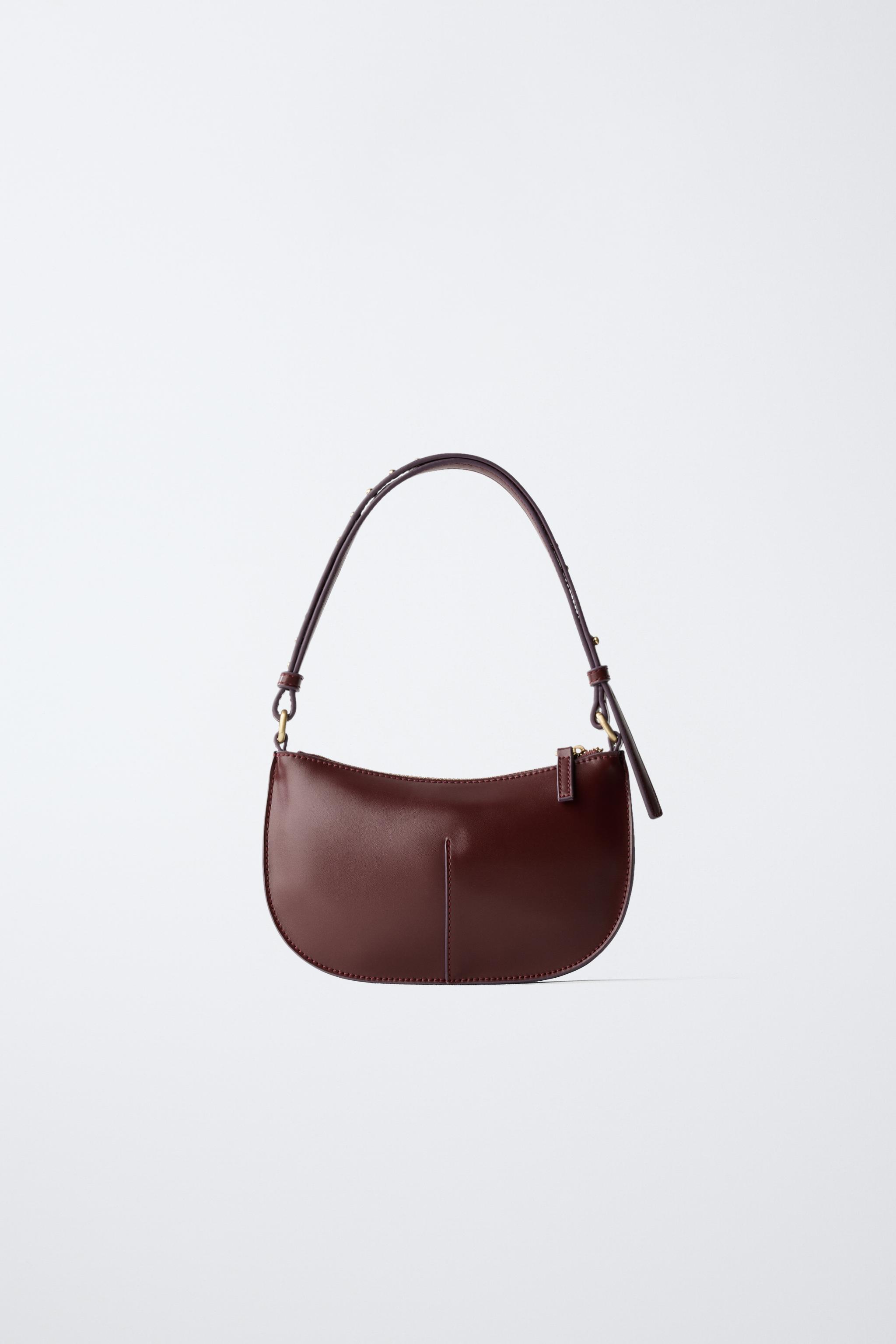 STUDDED SHOULDER BAG