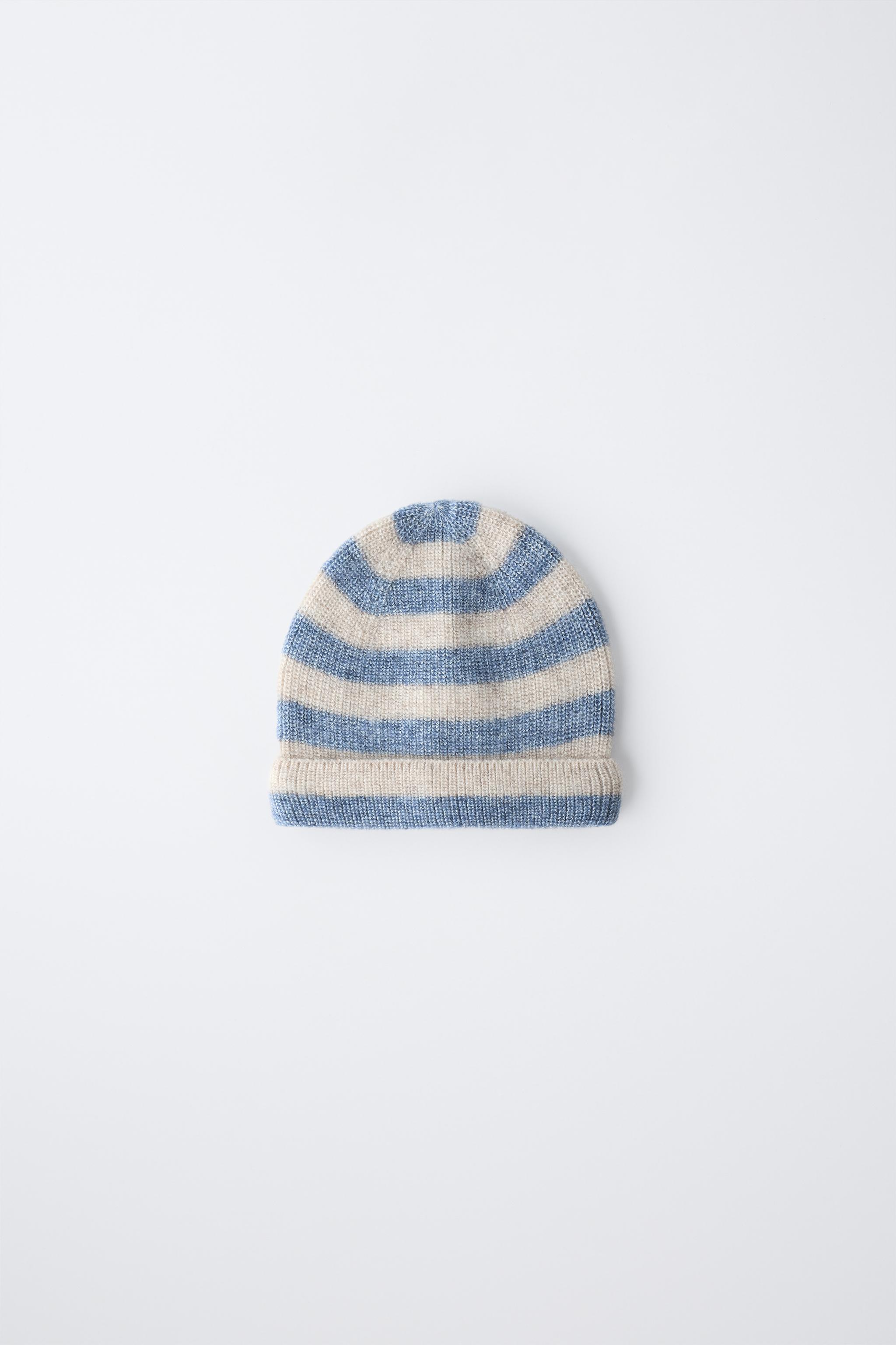 STRIPED WOOL AND CASHMERE HAT